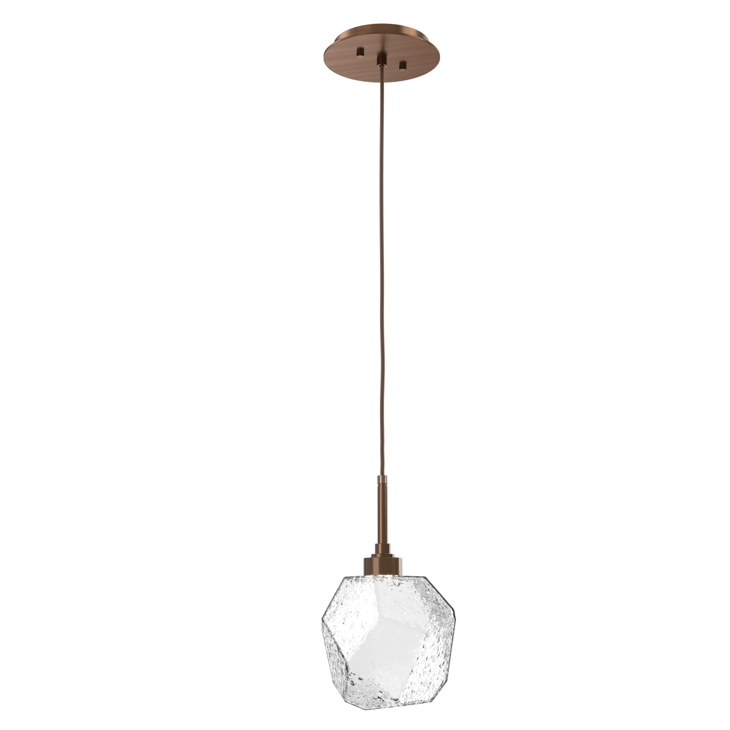 LAB0039-01-RB-C-Hammerton-Studio-Gem-pendant-light-with-oil-rubbed-bronze-finish-and-clear-blown-glass-shades-and-LED-lamping