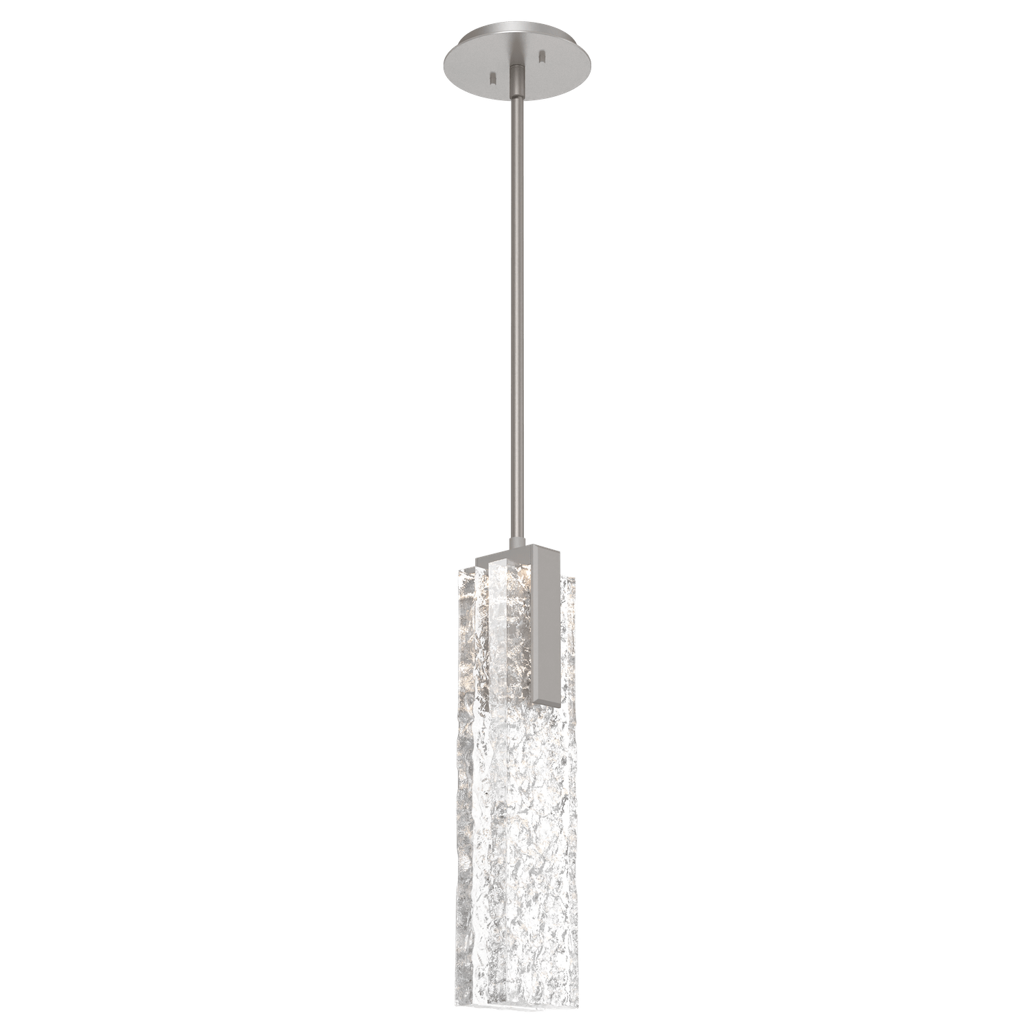 LAB0061-17-BS-GC-Hammerton-Studio-Glacier-pendant-light-with-metallic-beige-silver-finish-and-clear-blown-glass-with-geo-clear-cast-glass-diffusers-and-LED-lamping