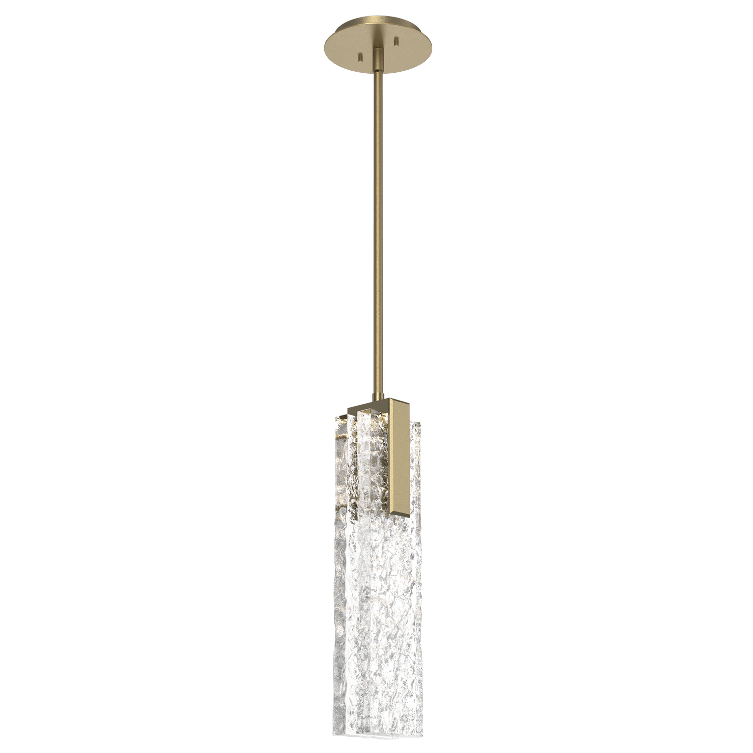LAB0061-17-GB-GC-Hammerton-Studio-Glacier-pendant-light-with-gilded-brass-finish-and-clear-blown-glass-with-geo-clear-cast-glass-diffusers-and-LED-lamping