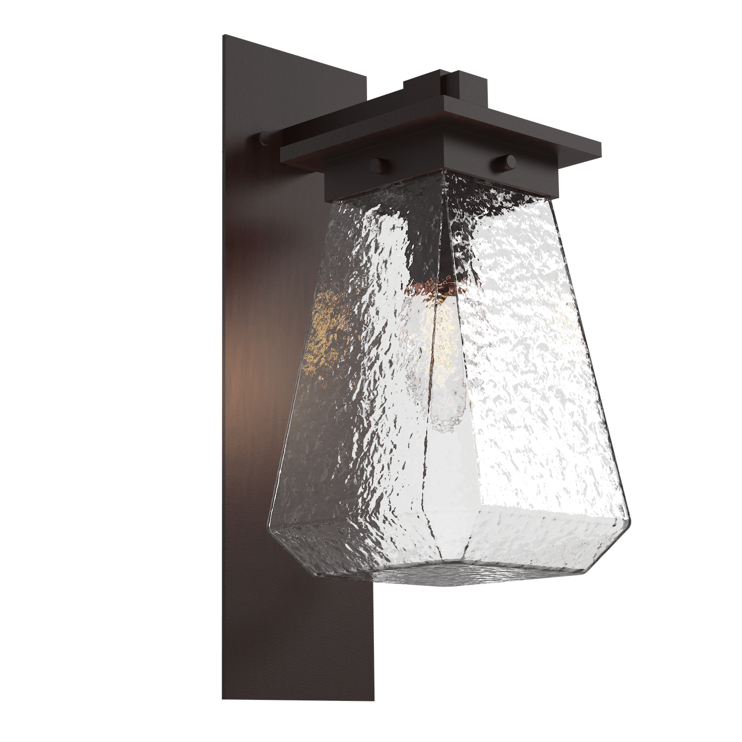ODB0043-0A-SB-C-Hammerton-Studio-Beacon-14-inch-outdoor-arm-sconce-with-statuary-bronze-finish-and-clear-blown-glass-shades-and-incandescent-lamping