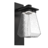 ODB0043-0A-TB-C-Hammerton-Studio-Beacon-14-inch-outdoor-arm-sconce-with-textured-black-finish-and-clear-blown-glass-shades-and-LED-lamping