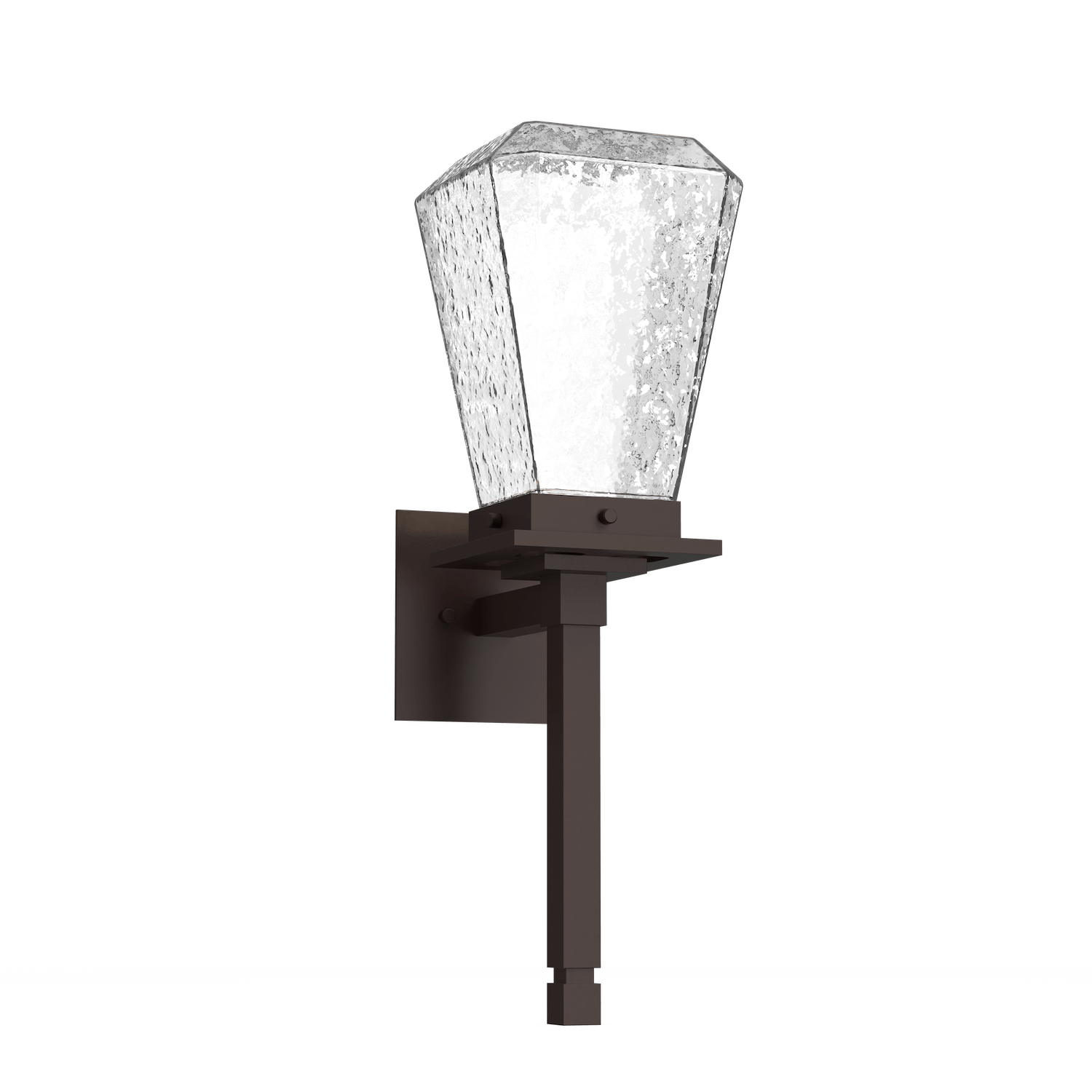 ODB0043-0B-SB-CC-Hammerton-Studio-Beacon-22-inch-outdoor-torch-sconce-with-statuary-bronze-finish-and-clear-glass-shade-and-LED-lamping