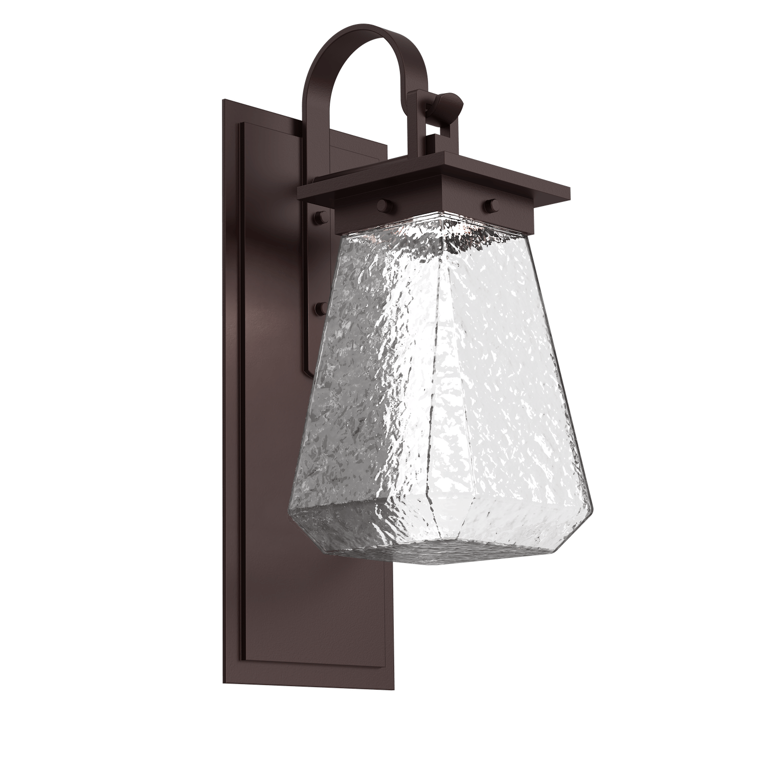 ODB0043-AC-SB-C-Hammerton-Studio-Beacon-18-inch-outdoor-sconce-with-shepherds-hook-with-statuary-bronze-finish-and-clear-blown-glass-shades-and-LED-lamping