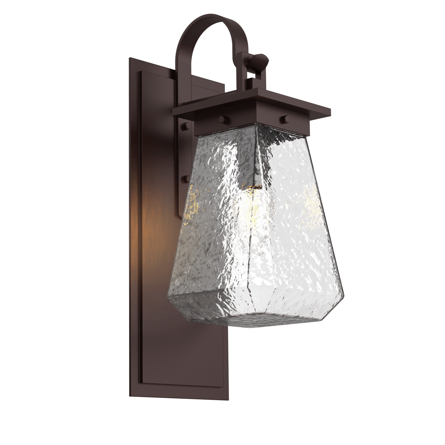 ODB0043-AC-SB-C-Hammerton-Studio-Beacon-18-inch-outdoor-sconce-with-shepherds-hook-with-statuary-bronze-finish-and-clear-blown-glass-shades-and-incandescent-lamping