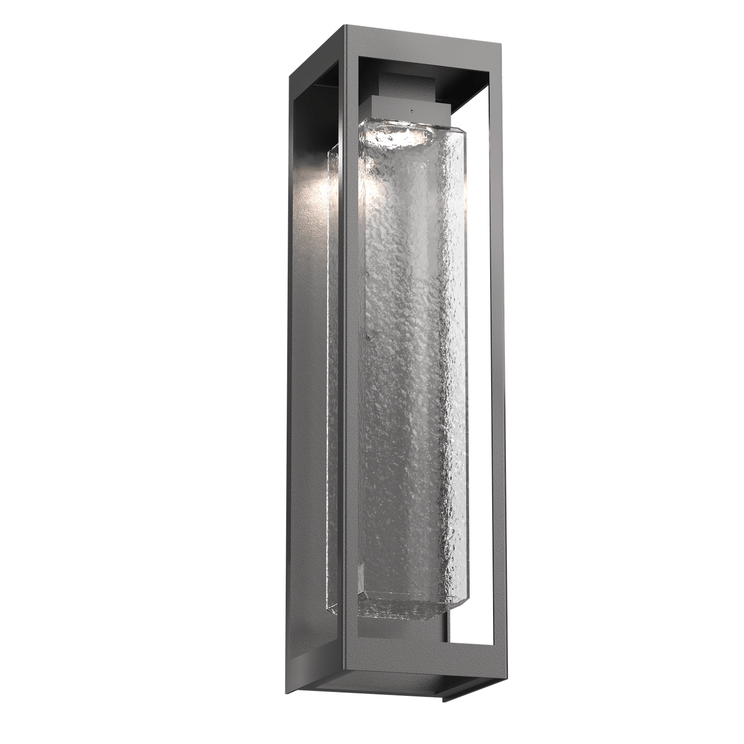 ODB0051-27-AG-HC-Hammerton-Studio-Maison-27-inch-outdoor-sconce-with-argento-grey-finish-and-clear-hammered-blown-glass-shade-and-LED-lamping