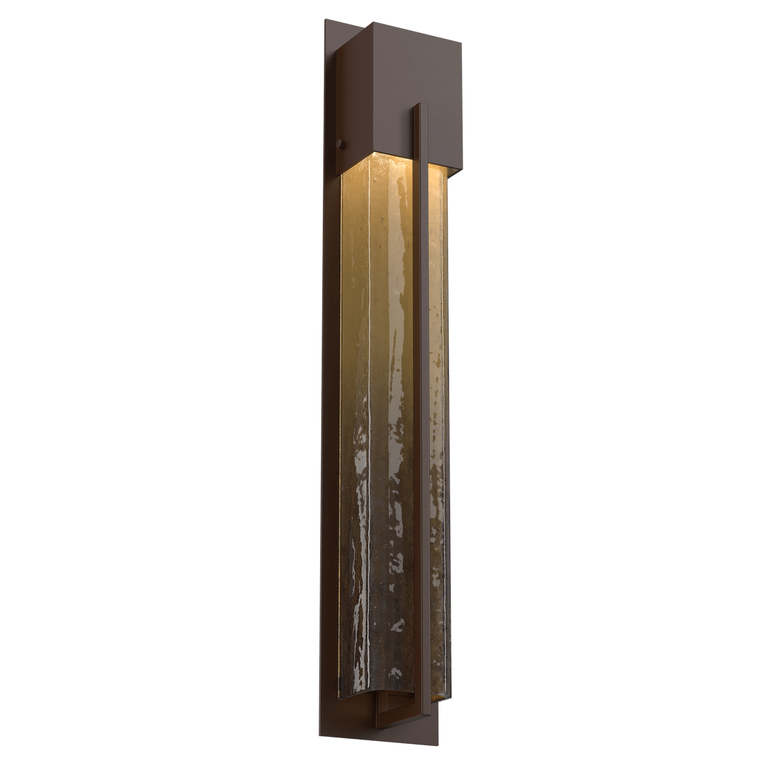 ODB0055-29-SB-BG-Hammerton-Studio-29-inch-outdoor-sconce-with-square-bronze-granite-glass-cover-with-statuary-bronze-finish-and-LED-lamping
