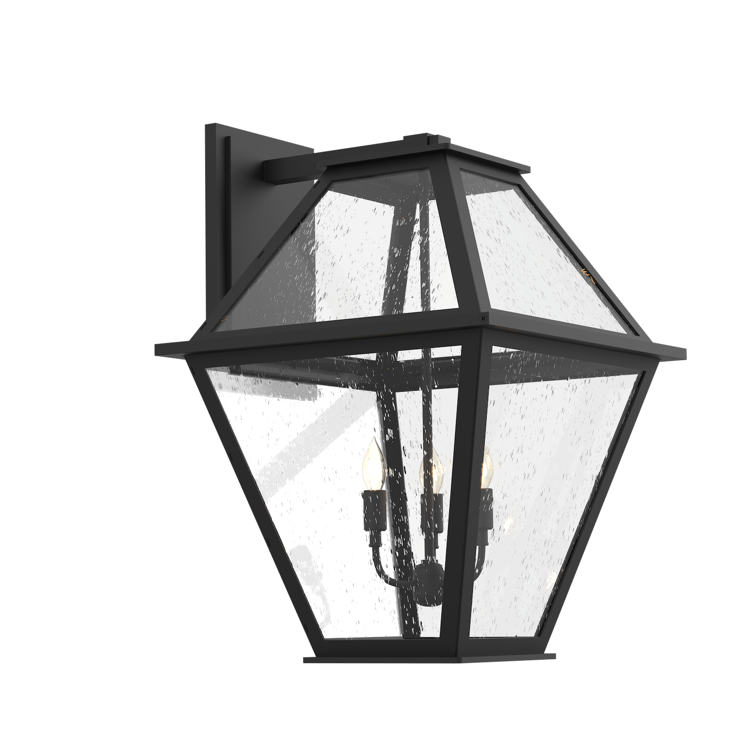 ODB0072-01-TB-CS-Hammerton-Studio-Terrace-24-inch-outdoor-candelabra-lantern-with-textured-black-finish-and-clear-glass-shade-and-incandescent-lamping