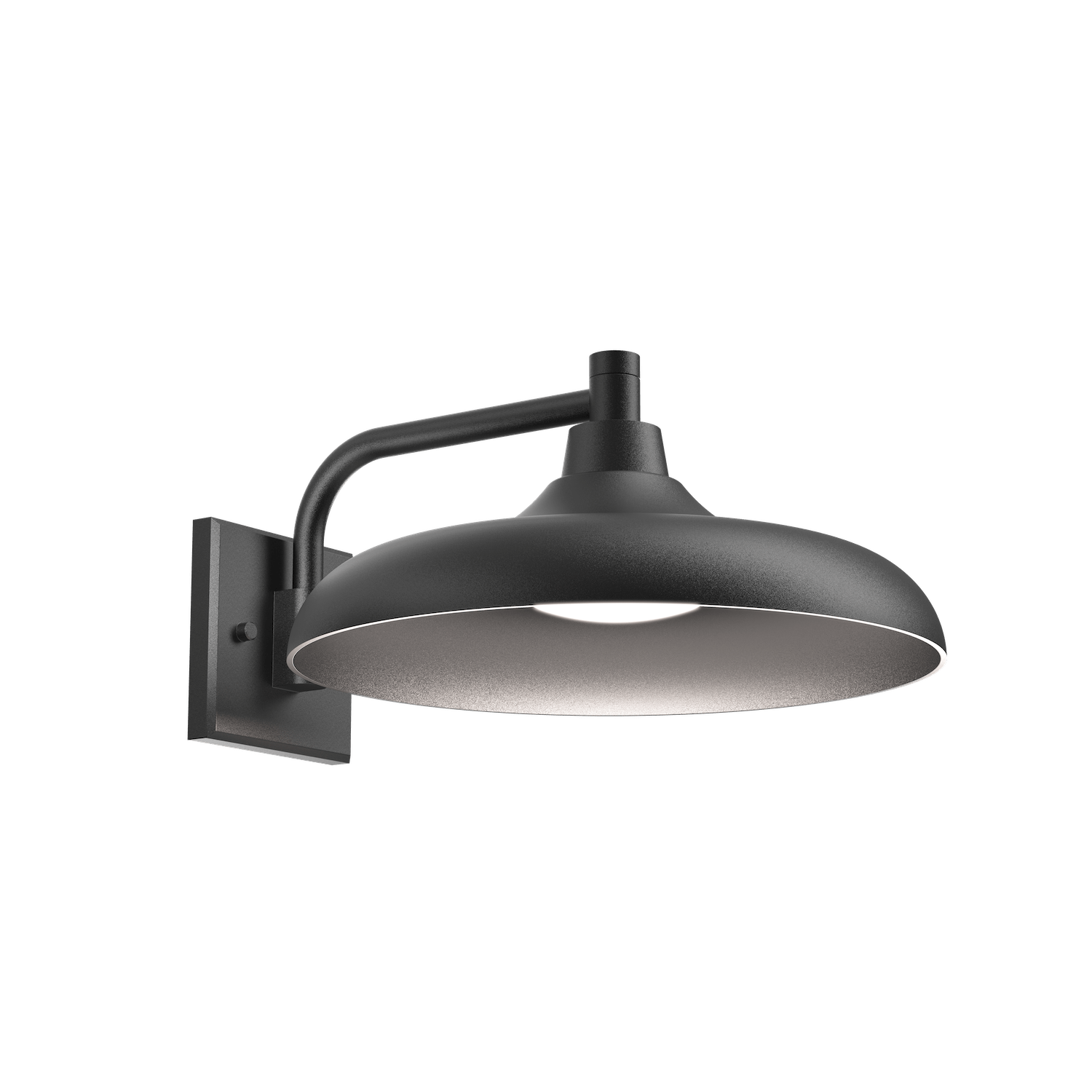 ODB0074-01-TB-O-Hammerton-Studio-Ranch-7-inch-outdoor-sconce-with-textured-black-finish-and-frosted-glass-shade-and-LED-lamping