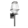 ODB0077-03-AG-C-Hammerton-Studio-Landmark-24-inch-outdoor-torch-sconce-with-argento-grey-finish-and-clear-blown-glass-shades-and-LED-lamping