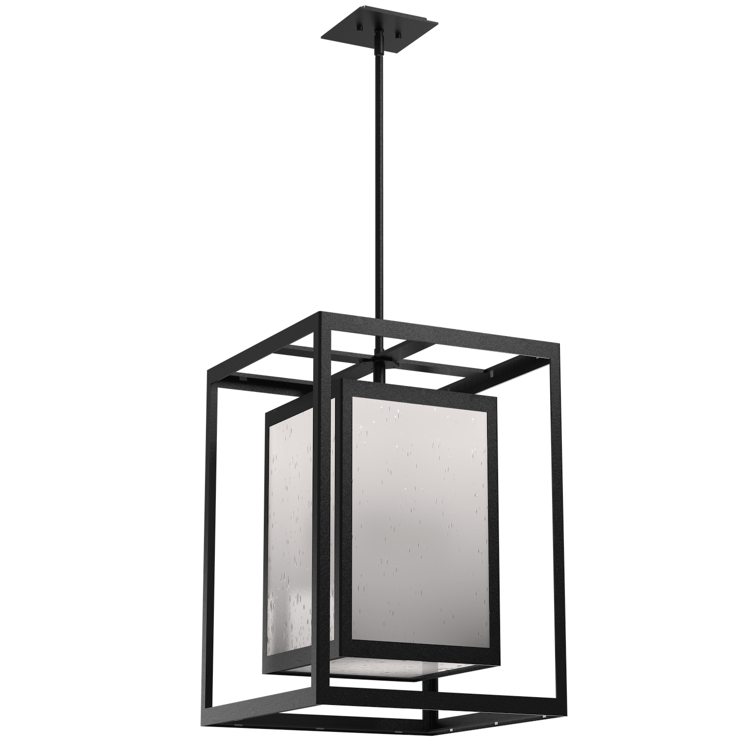 OPB0027-22-TB-FS-Hammerton-Studio-Double-Box-25-inch-outdoor-pendant-light-with-textured-black-finish-and-frosted-glass-shade-and-LED-lamping