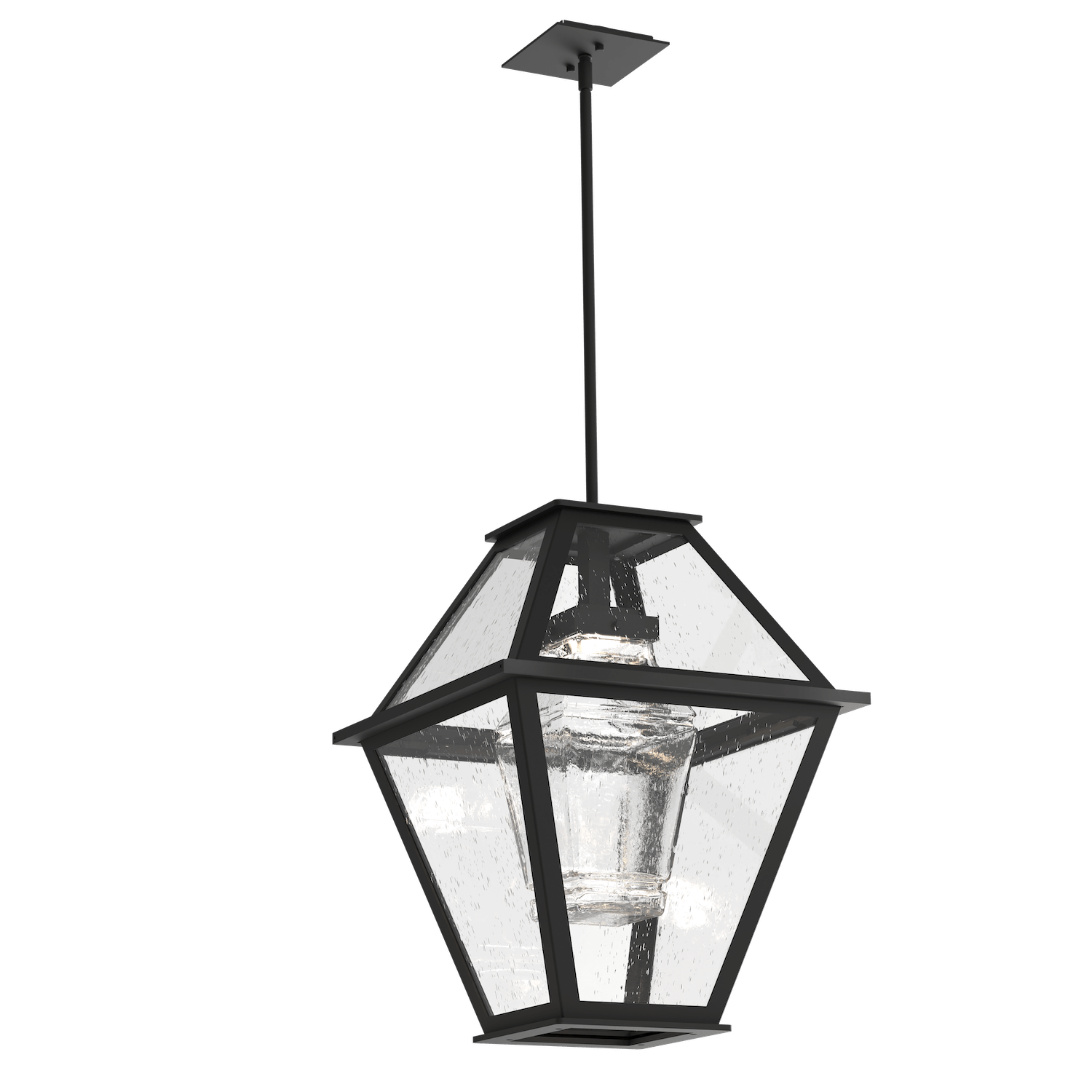 OPB0072-01-TB-C-Hammerton-Studio-Terrace-24-inch-outdoor-nested-pendant-light-with-textured-black-finish-and-clear-blown-glass-shades-and-LED-lamping