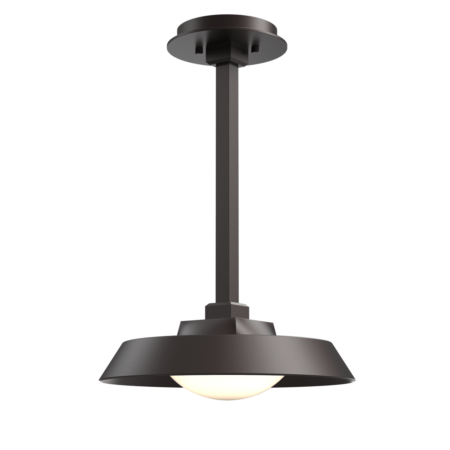 OPB0073-01-SB-O-Hammerton-Studio-Farmhouse-12-inch-outdoor-pendant-light-with-statuary-bronze-finish-and-frosted-glass-shade-and-LED-lamping