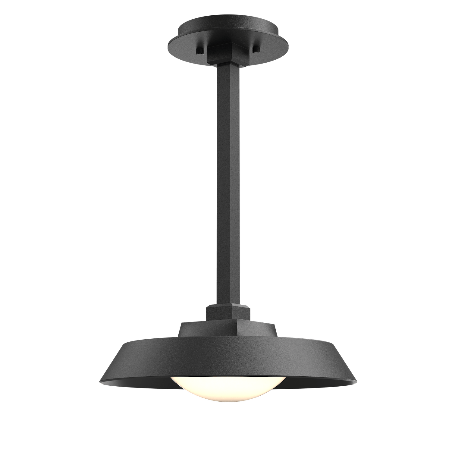 OPB0073-01-TB-O-Hammerton-Studio-Farmhouse-12-inch-outdoor-pendant-light-with-textured-black-finish-and-frosted-glass-shade-and-LED-lamping