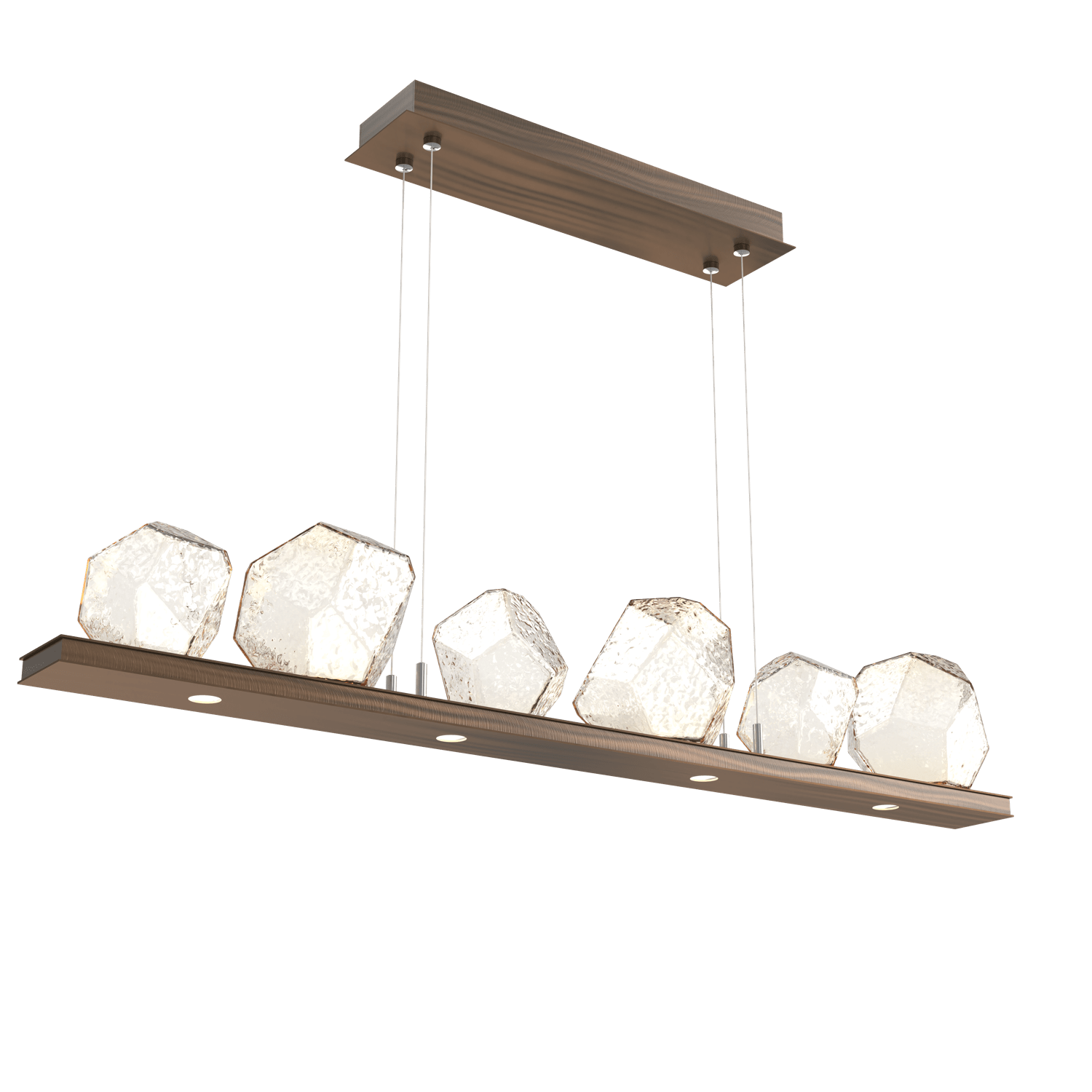 PLB0039-0B-RB-A-Hammerton-Studio-Gem-44-inch-linear-chandelier-with-oil-rubbed-bronze-finish-and-amber-blown-glass-shades-and-LED-lamping