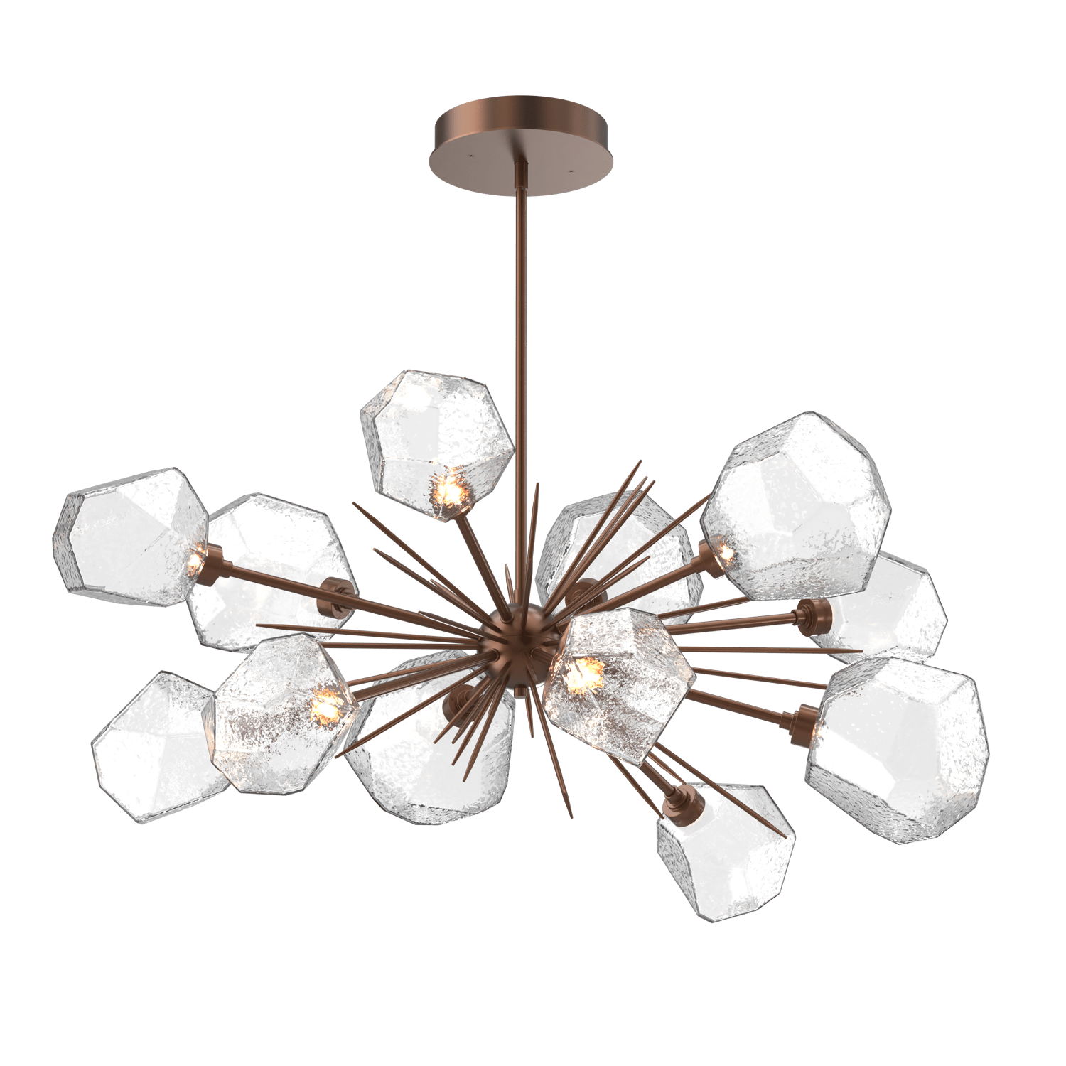 PLB0039-0D-BB-C-Hammerton-Studio-Gem-43-inch-oval-starburst-chandelier-with-burnished-bronze-finish-and-clear-blown-glass-shades-and-LED-lamping