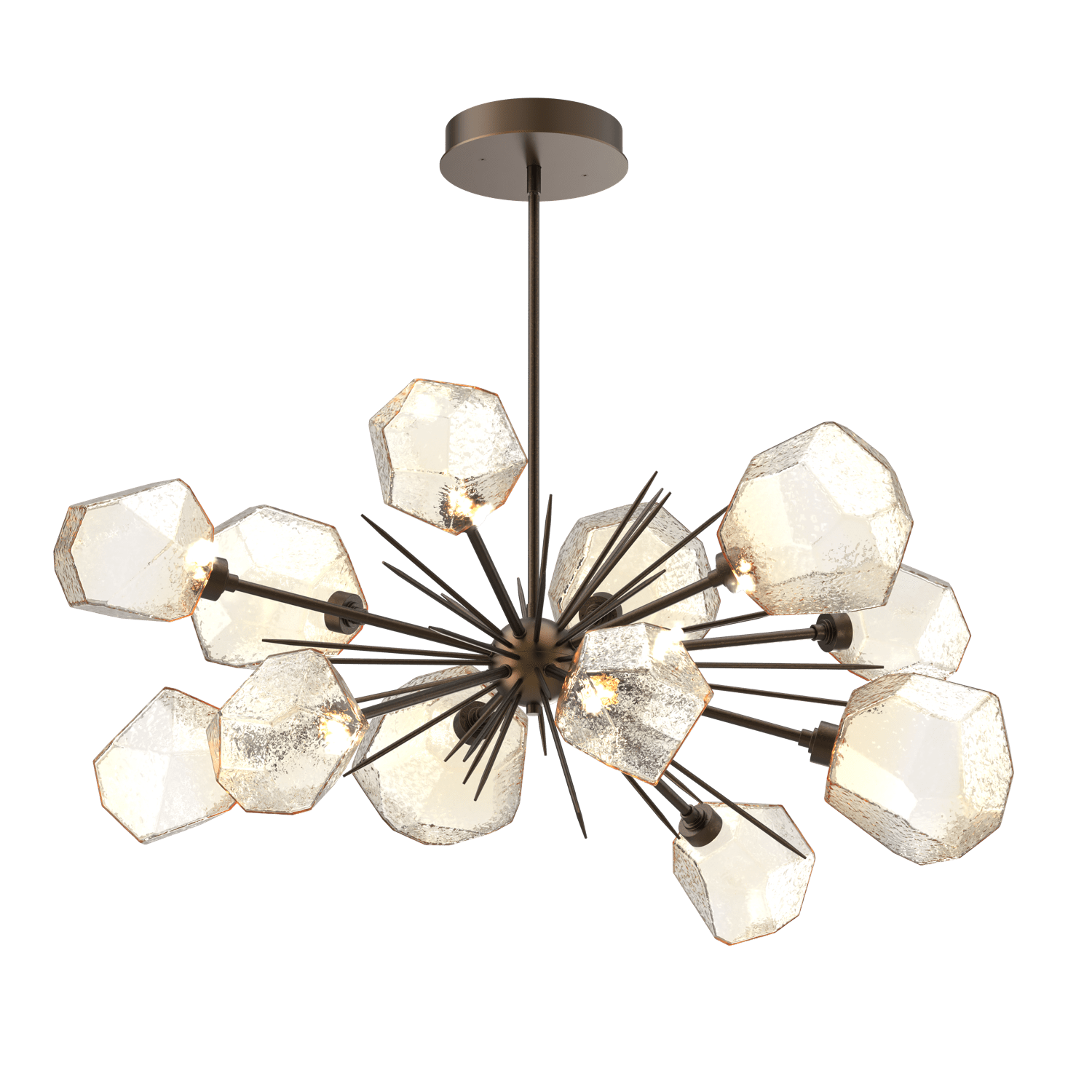 PLB0039-0D-FB-A-Hammerton-Studio-Gem-43-inch-oval-starburst-chandelier-with-flat-bronze-finish-and-amber-blown-glass-shades-and-LED-lamping