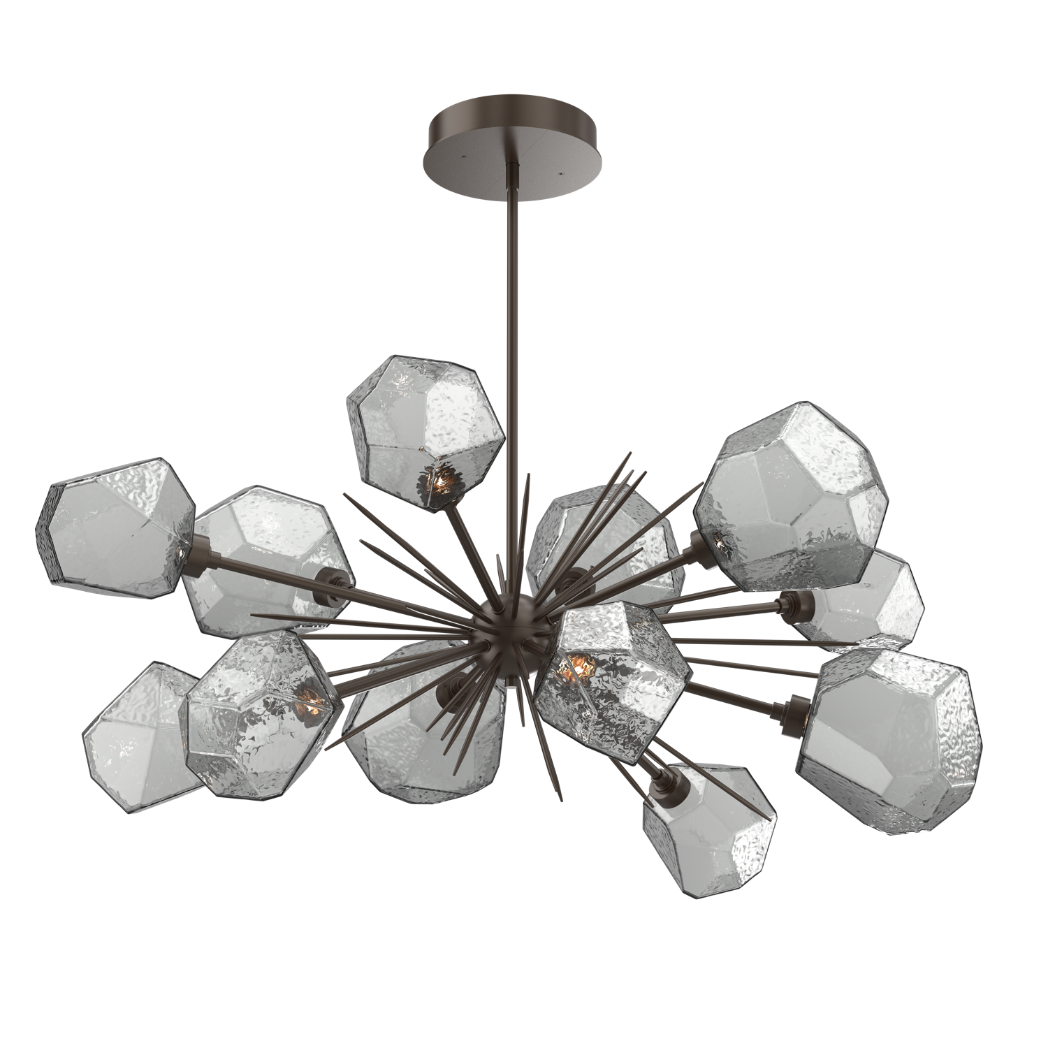 PLB0039-0D-FB-S-Hammerton-Studio-Gem-43-inch-oval-starburst-chandelier-with-flat-bronze-finish-and-smoke-blown-glass-shades-and-LED-lamping