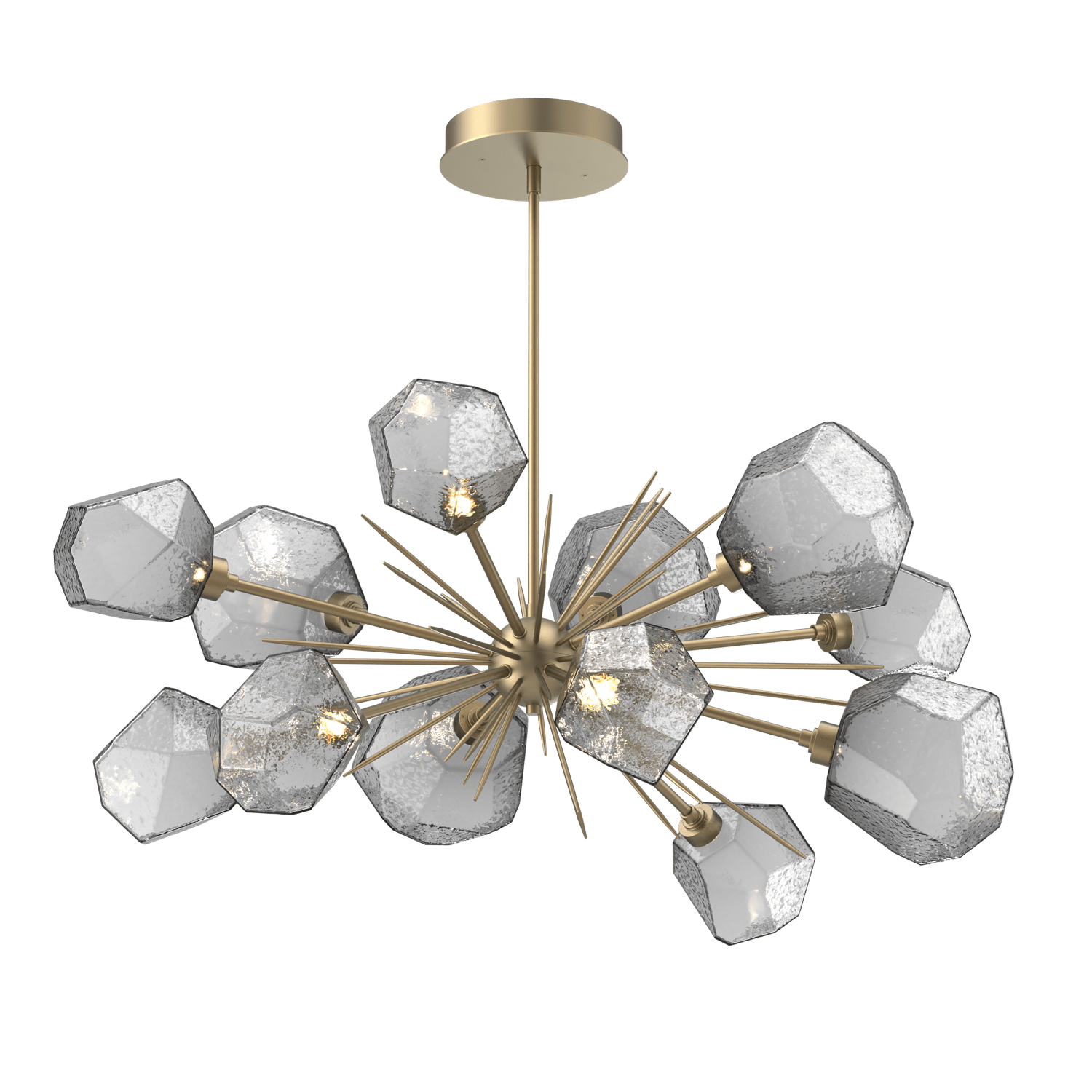 PLB0039-0D-GB-S-Hammerton-Studio-Gem-43-inch-oval-starburst-chandelier-with-gilded-brass-finish-and-smoke-blown-glass-shades-and-LED-lamping