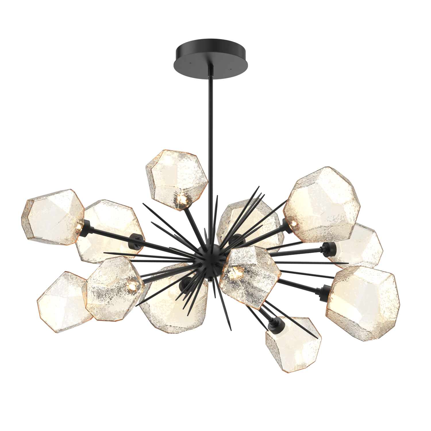 PLB0039-0D-MB-A-Hammerton-Studio-Gem-43-inch-oval-starburst-chandelier-with-matte-black-finish-and-amber-blown-glass-shades-and-LED-lamping