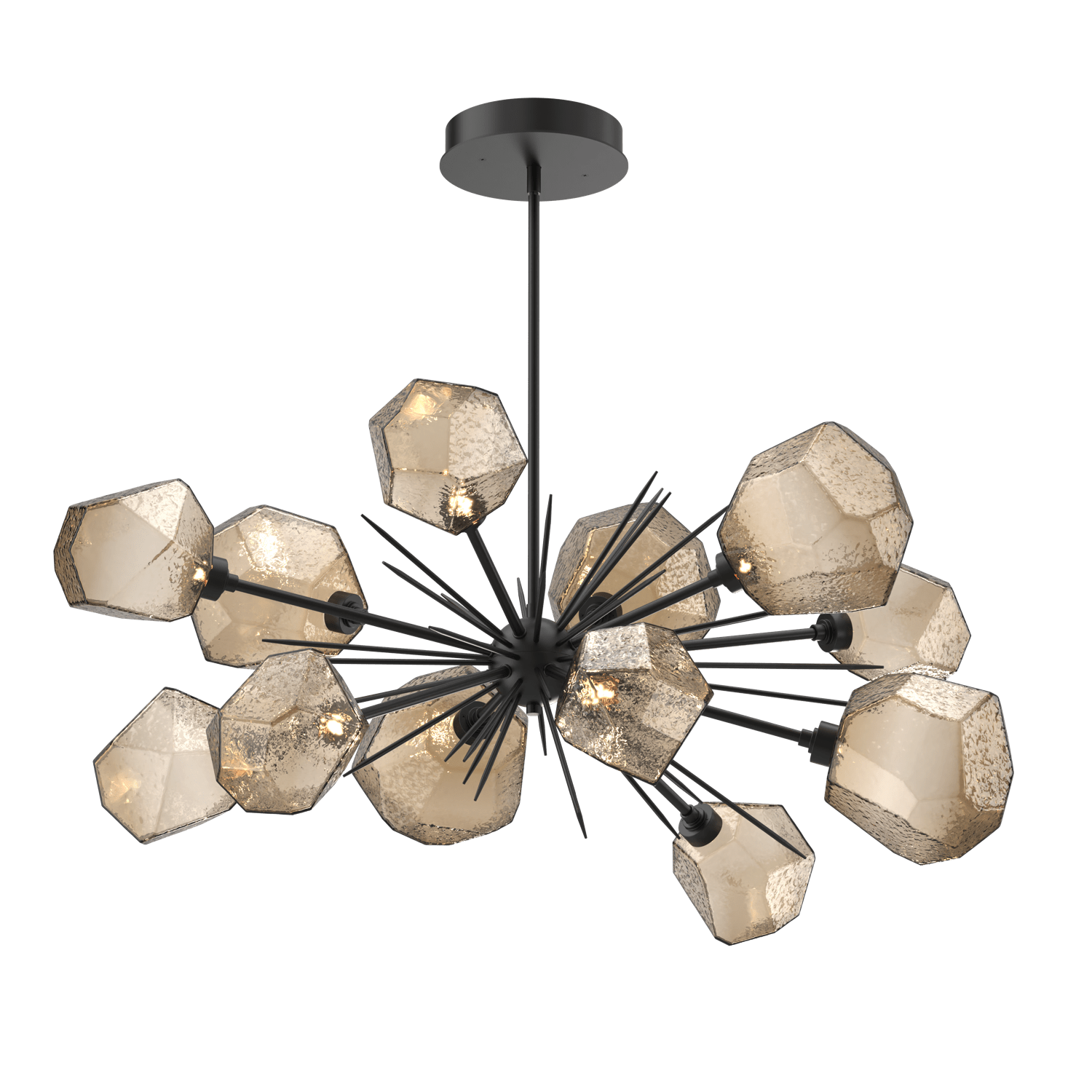 PLB0039-0D-MB-B-Hammerton-Studio-Gem-43-inch-oval-starburst-chandelier-with-matte-black-finish-and-bronze-blown-glass-shades-and-LED-lamping