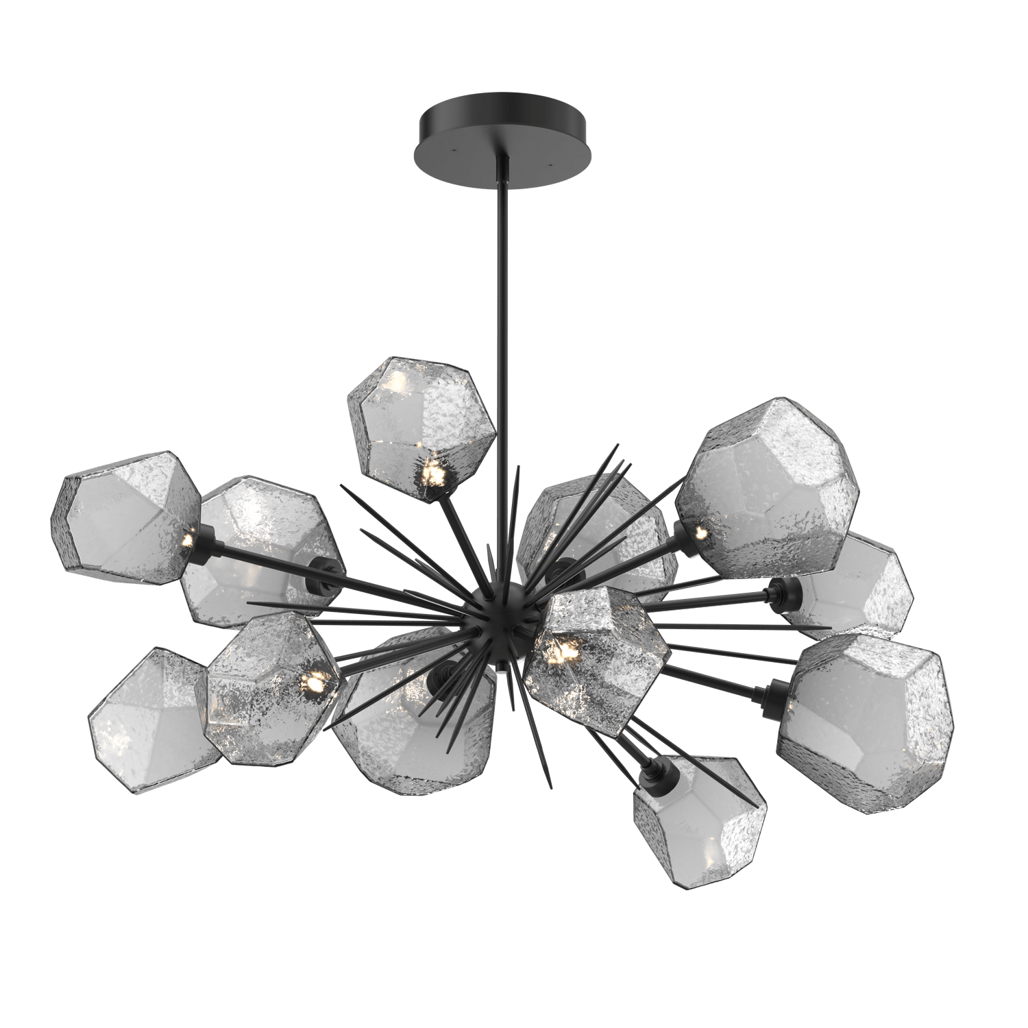 PLB0039-0D-MB-S-Hammerton-Studio-Gem-43-inch-oval-starburst-chandelier-with-matte-black-finish-and-smoke-blown-glass-shades-and-LED-lamping