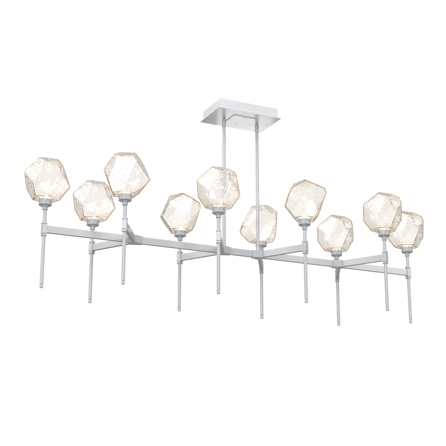 PLB0039-69-CS-A-Hammerton-Studio-Gem-69-inch-linear-belvedere-chandelier-with-classic-silver-finish-and-amber-blown-glass-shades-and-LED-lamping