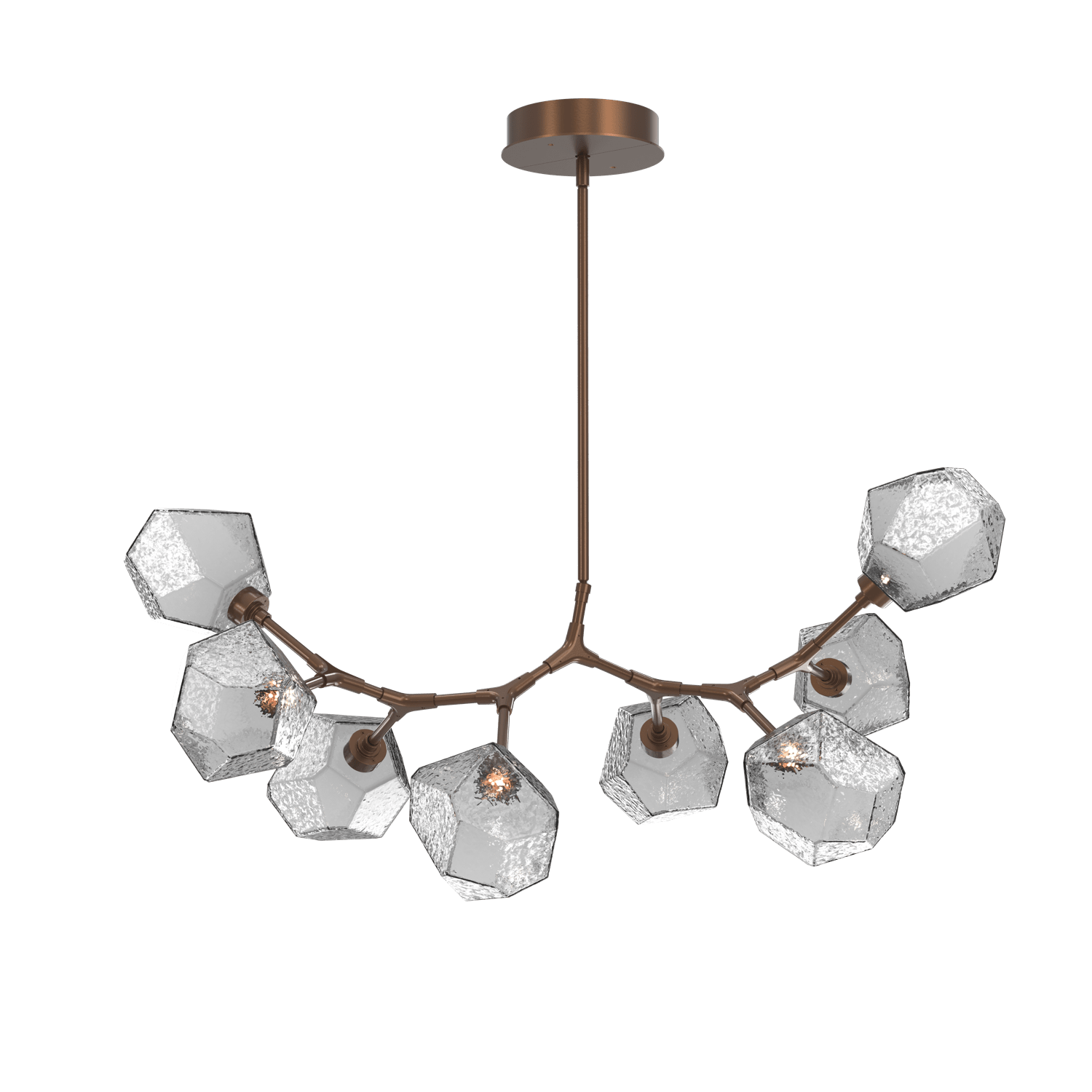 PLB0039-BB-BB-S-Hammerton-Studio-Gem-8-light-modern-branch-chandelier-with-burnished-bronze-finish-and-smoke-blown-glass-shades-and-LED-lamping