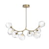 PLB0039-BB-GB-C-Hammerton-Studio-Gem-8-light-modern-branch-chandelier-with-gilded-brass-finish-and-clear-blown-glass-shades-and-LED-lamping