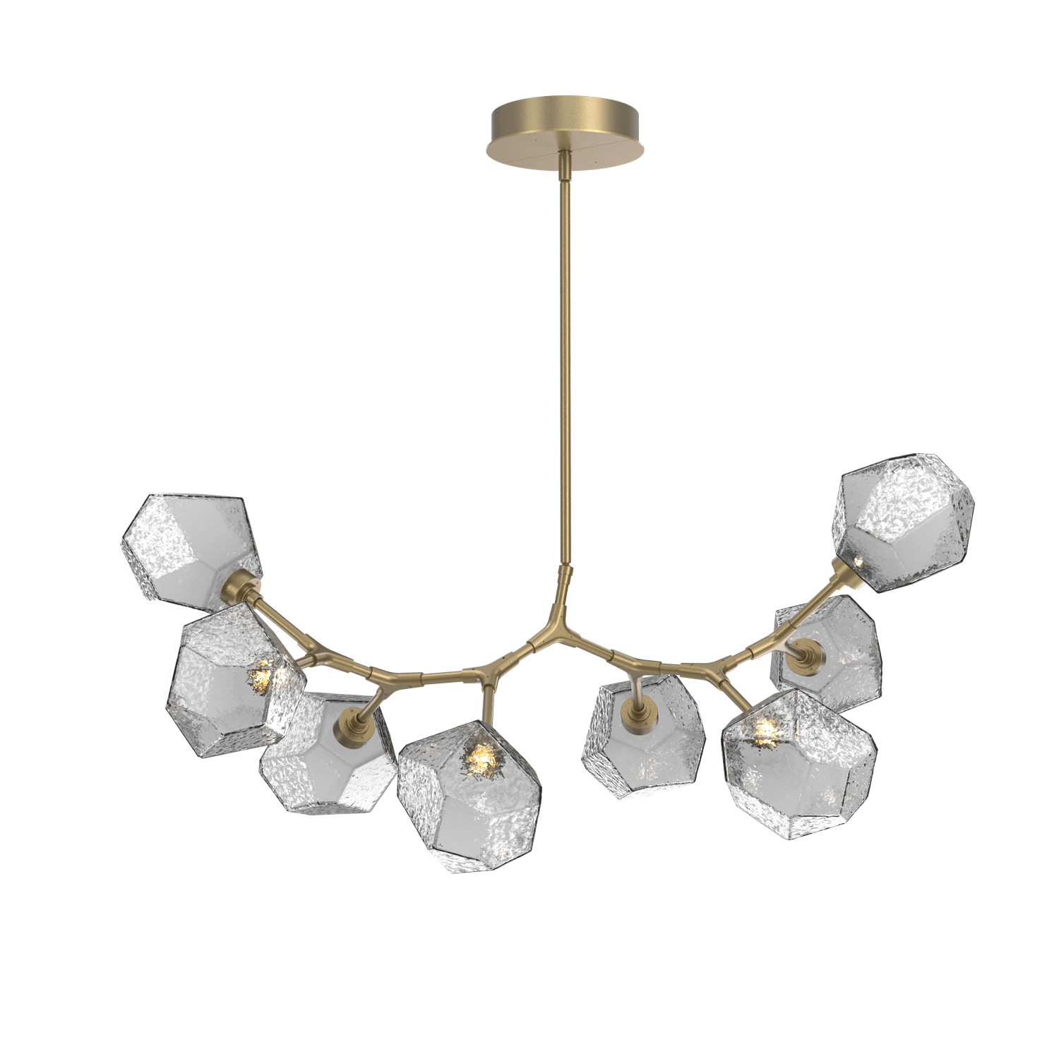 PLB0039-BB-GB-S-Hammerton-Studio-Gem-8-light-modern-branch-chandelier-with-gilded-brass-finish-and-smoke-blown-glass-shades-and-LED-lamping