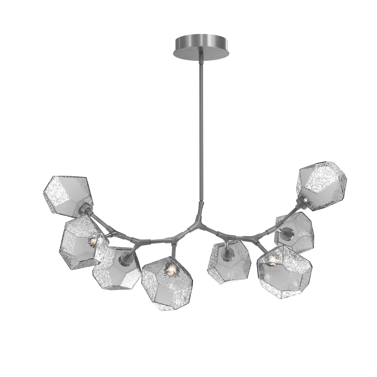 PLB0039-BB-SN-S-Hammerton-Studio-Gem-8-light-modern-branch-chandelier-with-satin-nickel-finish-and-smoke-blown-glass-shades-and-LED-lamping