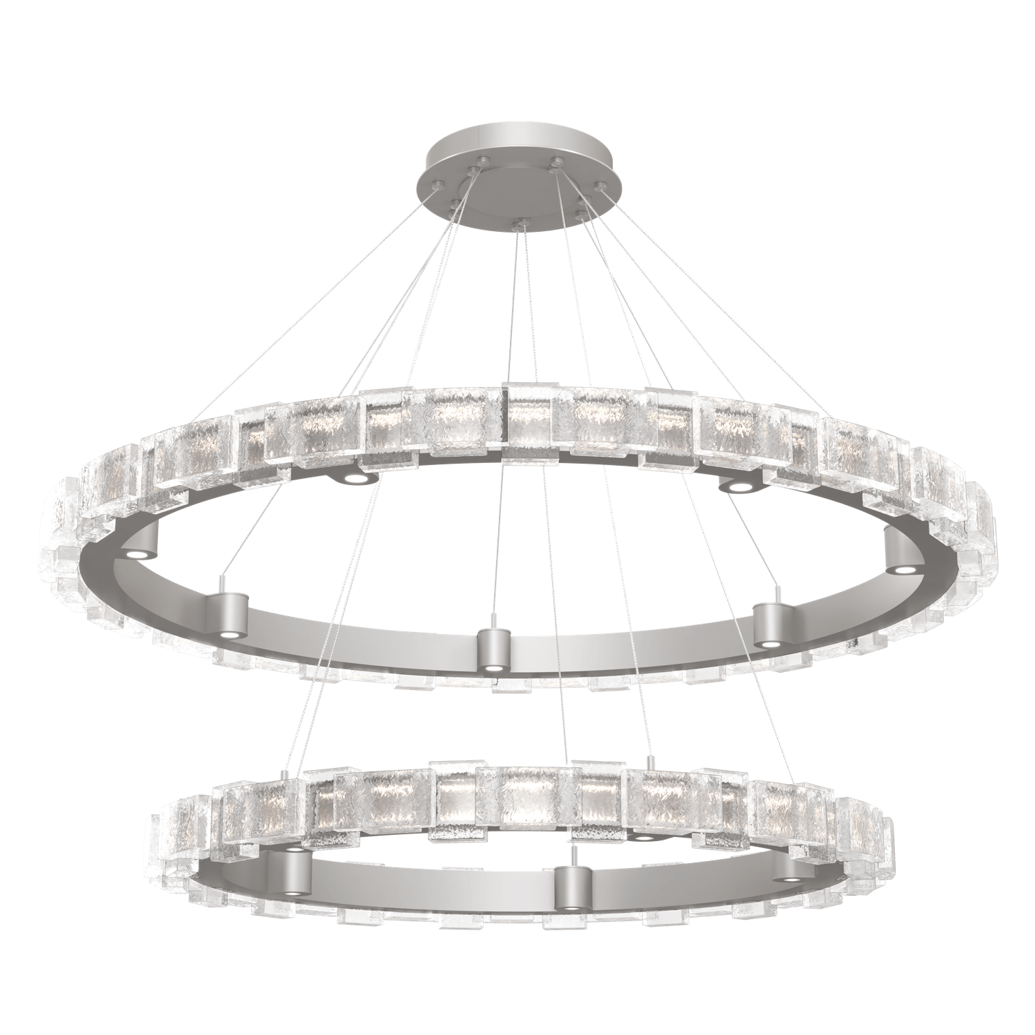 CHB0087-2T-BS-TE-Hammerton-Studio-Tessera-50-inch-two-tier-ring-chandelier-with-metallic-beige-silver-finish-and-clear-tetro-cast-glass-shade-and-LED-lamping