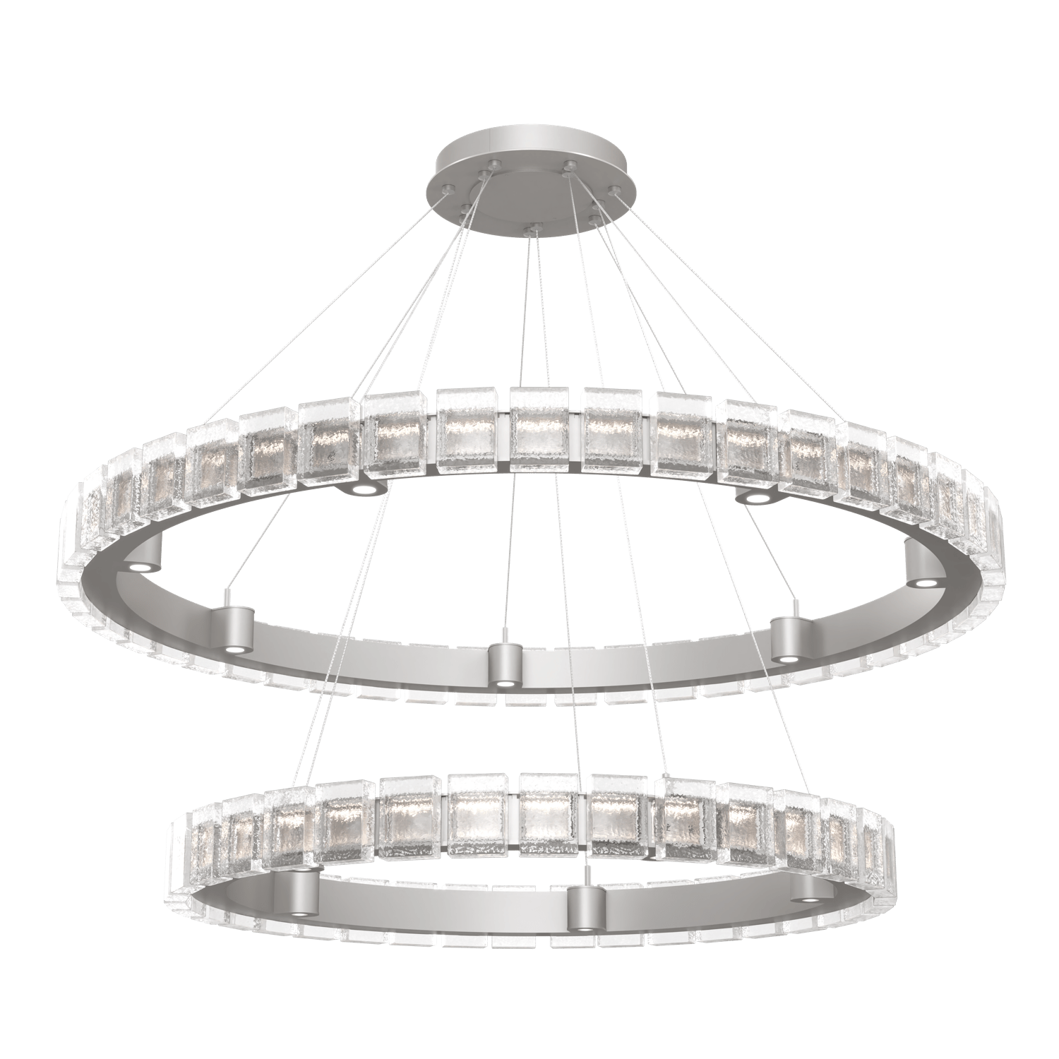CHB0087-2T-BS-TP-Hammerton-Studio-Tessera-50-inch-two-tier-ring-chandelier-with-metallic-beige-silver-finish-and-clear-pave-cast-glass-shade-and-LED-lamping