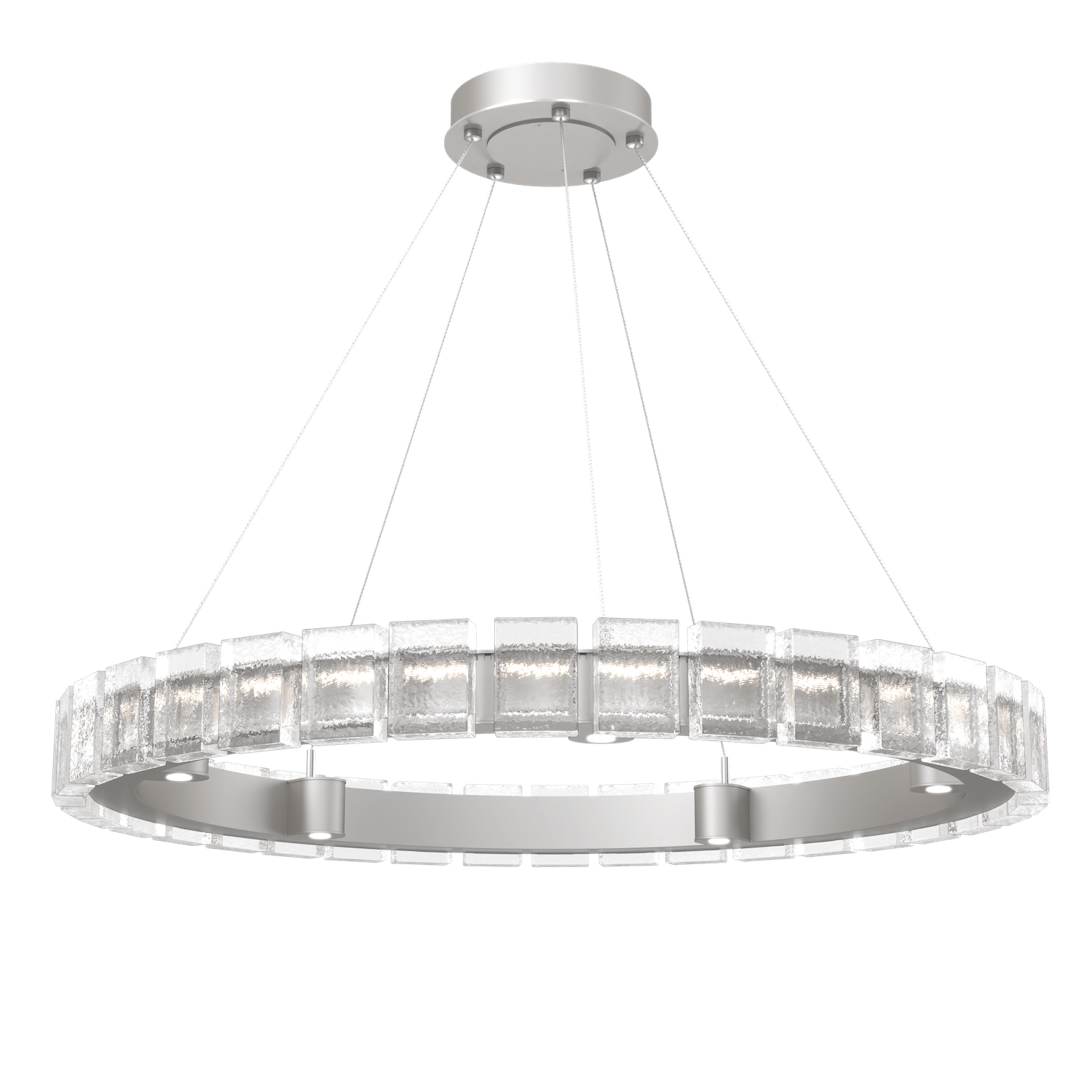 CHB0087-38-BS-TP-Hammerton-Studio-Tessera-38-inch-ring-chandelier-with-metallic-beige-silver-finish-and-clear-pave-cast-glass-shade-and-LED-lamping