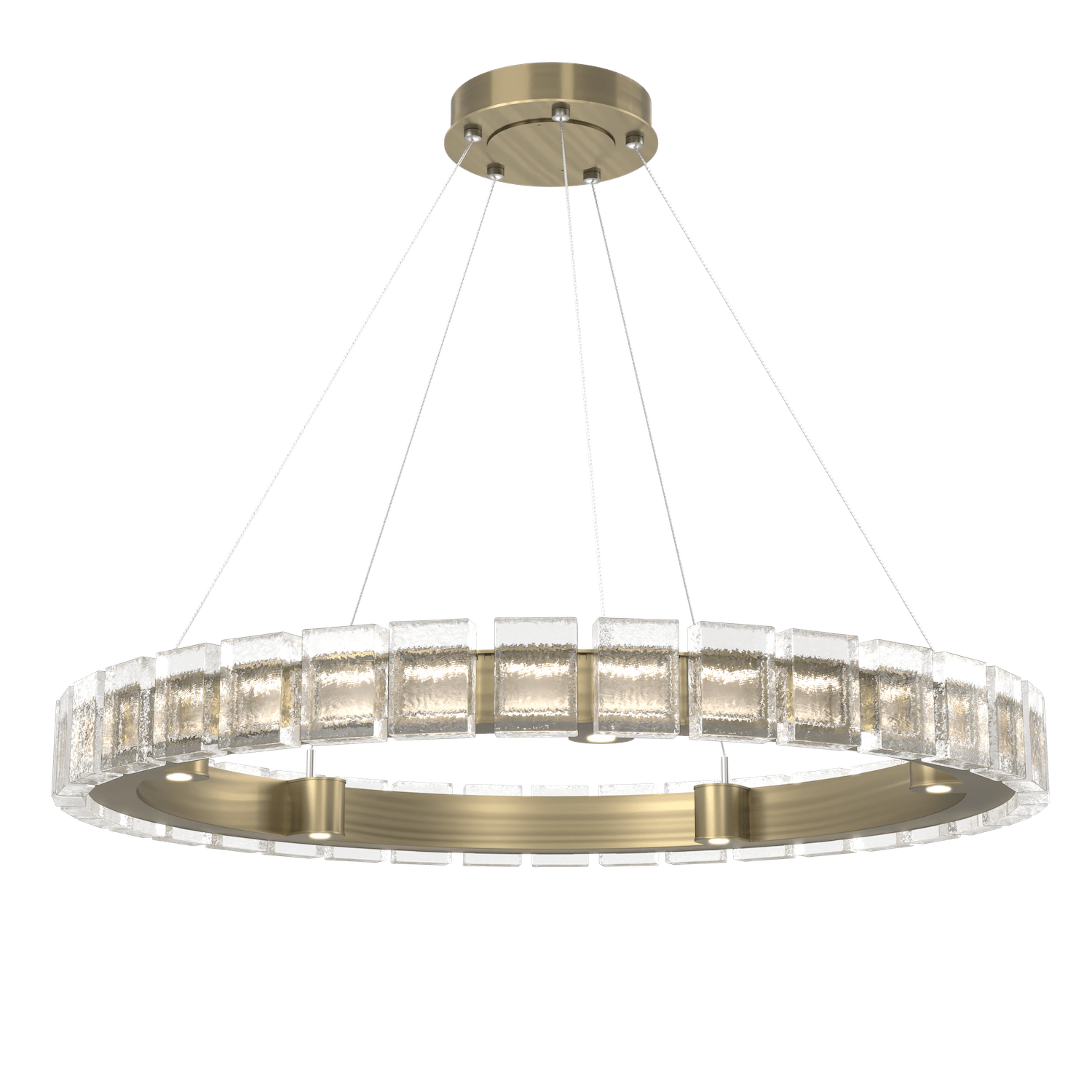 CHB0087-38-HB-TP-Hammerton-Studio-Tessera-38-inch-ring-chandelier-with-heritage-brass-finish-and-clear-pave-cast-glass-shade-and-LED-lamping