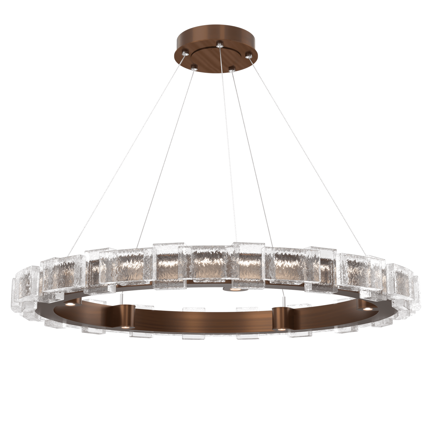 CHB0087-38-RB-TE-Hammerton-Studio-Tessera-38-inch-ring-chandelier-with-oil-rubbed-bronze-finish-and-clear-tetro-cast-glass-shade-and-LED-lamping