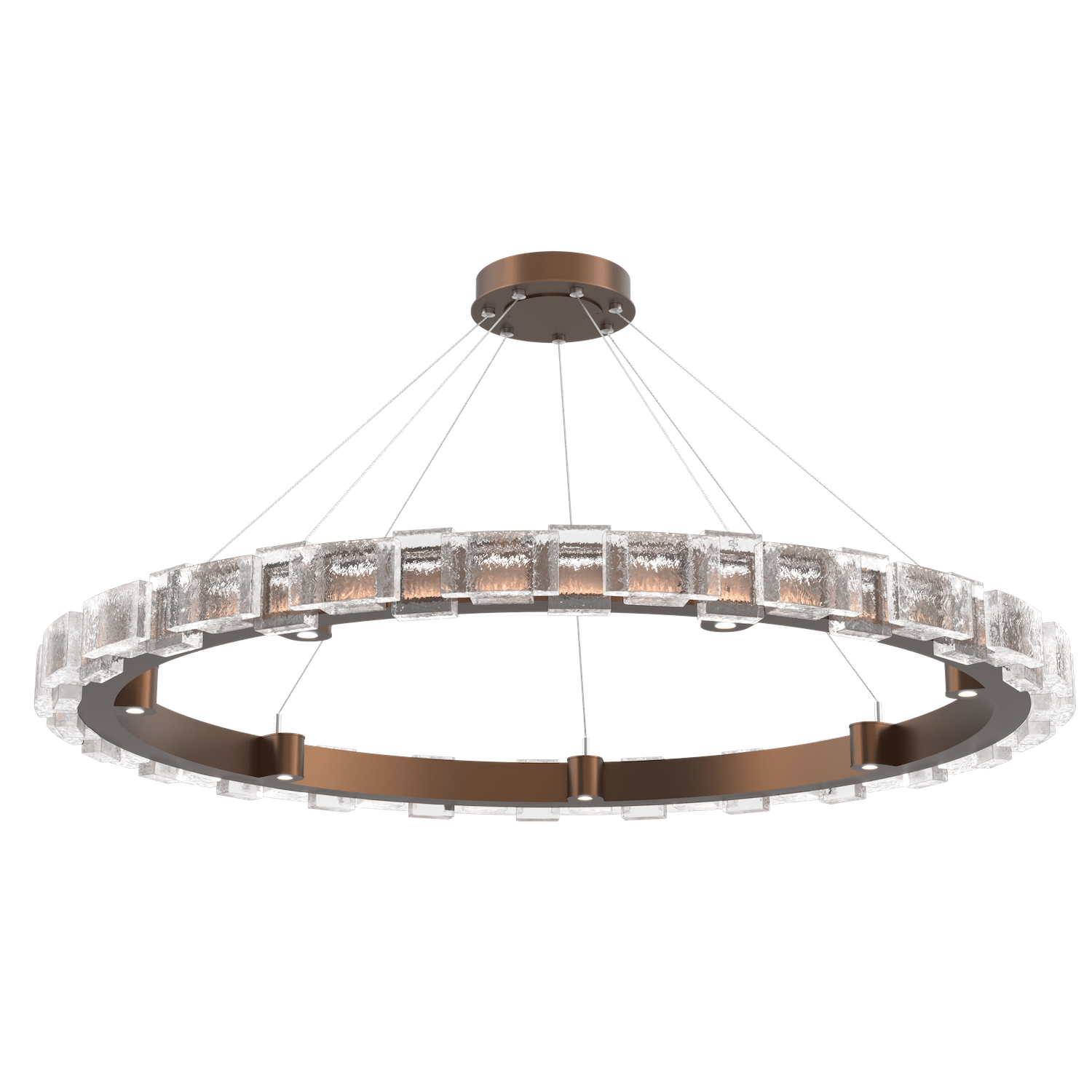 CHB0087-50-BB-TE-Hammerton-Studio-Tessera-50-inch-ring-chandelier-with-burnished-bronze-finish-and-clear-tetro-cast-glass-shade-and-LED-lamping