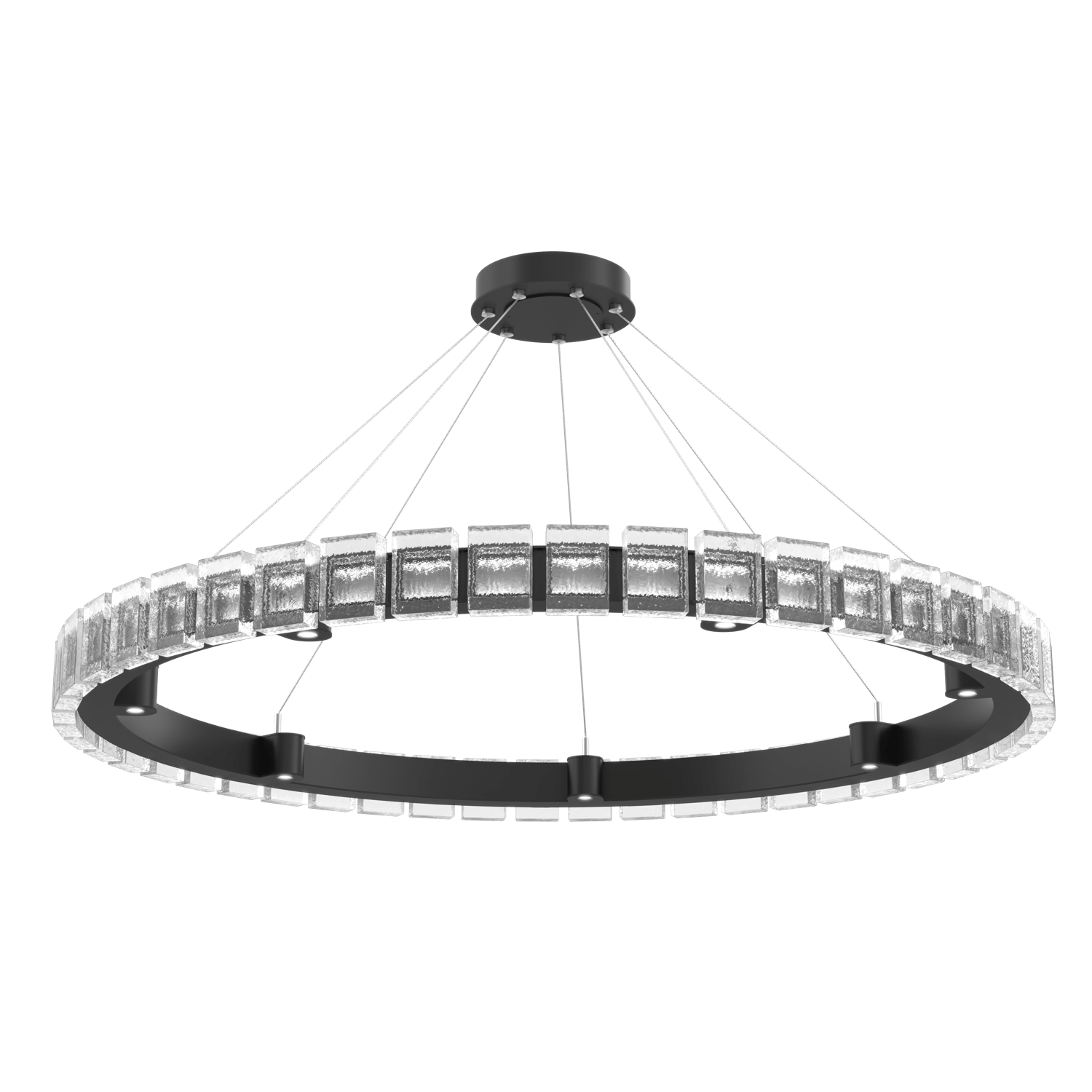 CHB0087-50-MB-TP-Hammerton-Studio-Tessera-50-inch-ring-chandelier-with-matte-black-finish-and-clear-pave-cast-glass-shade-and-LED-lamping