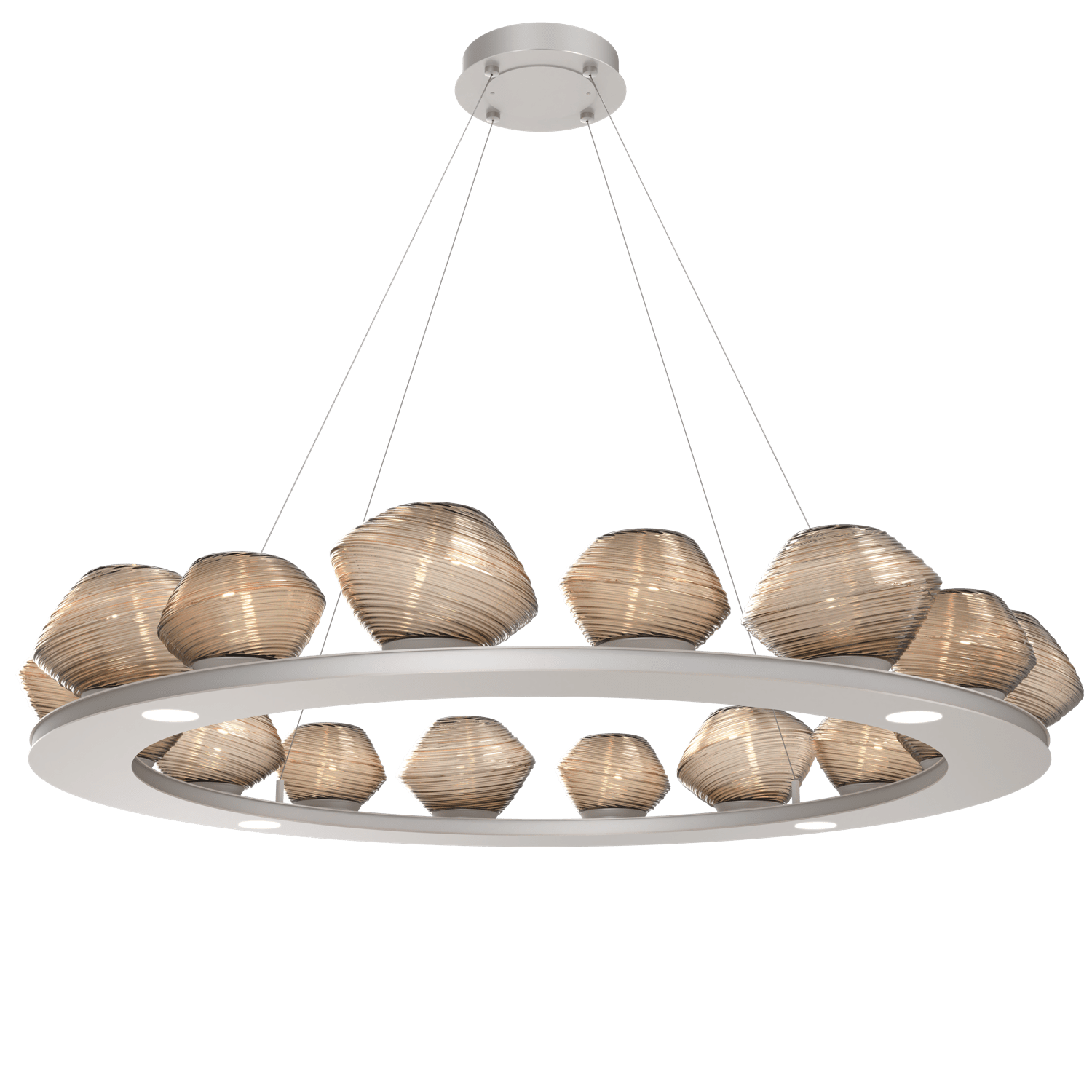 CHB0089-0D-BS-B-Hammerton-Studio-Mesa-48-inch-ring-chandelier-with-metallic-beige-silver-finish-and-bronze-blown-glass-shades-and-LED-lamping