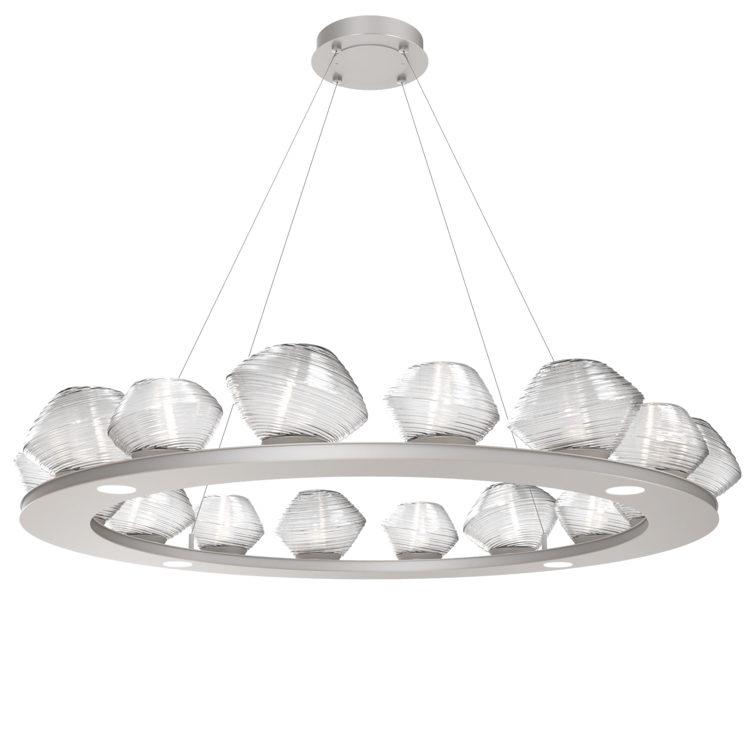 CHB0089-0D-BS-C-Hammerton-Studio-Mesa-48-inch-ring-chandelier-with-metallic-beige-silver-finish-and-clear-blown-glass-shades-and-LED-lamping