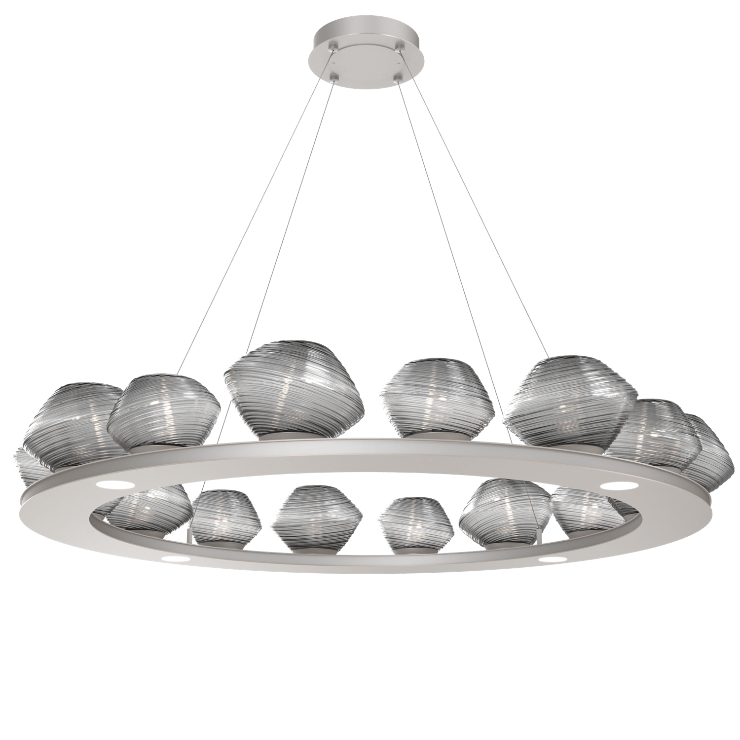 CHB0089-0D-BS-S-Hammerton-Studio-Mesa-48-inch-ring-chandelier-with-metallic-beige-silver-finish-and-smoke-blown-glass-shades-and-LED-lamping
