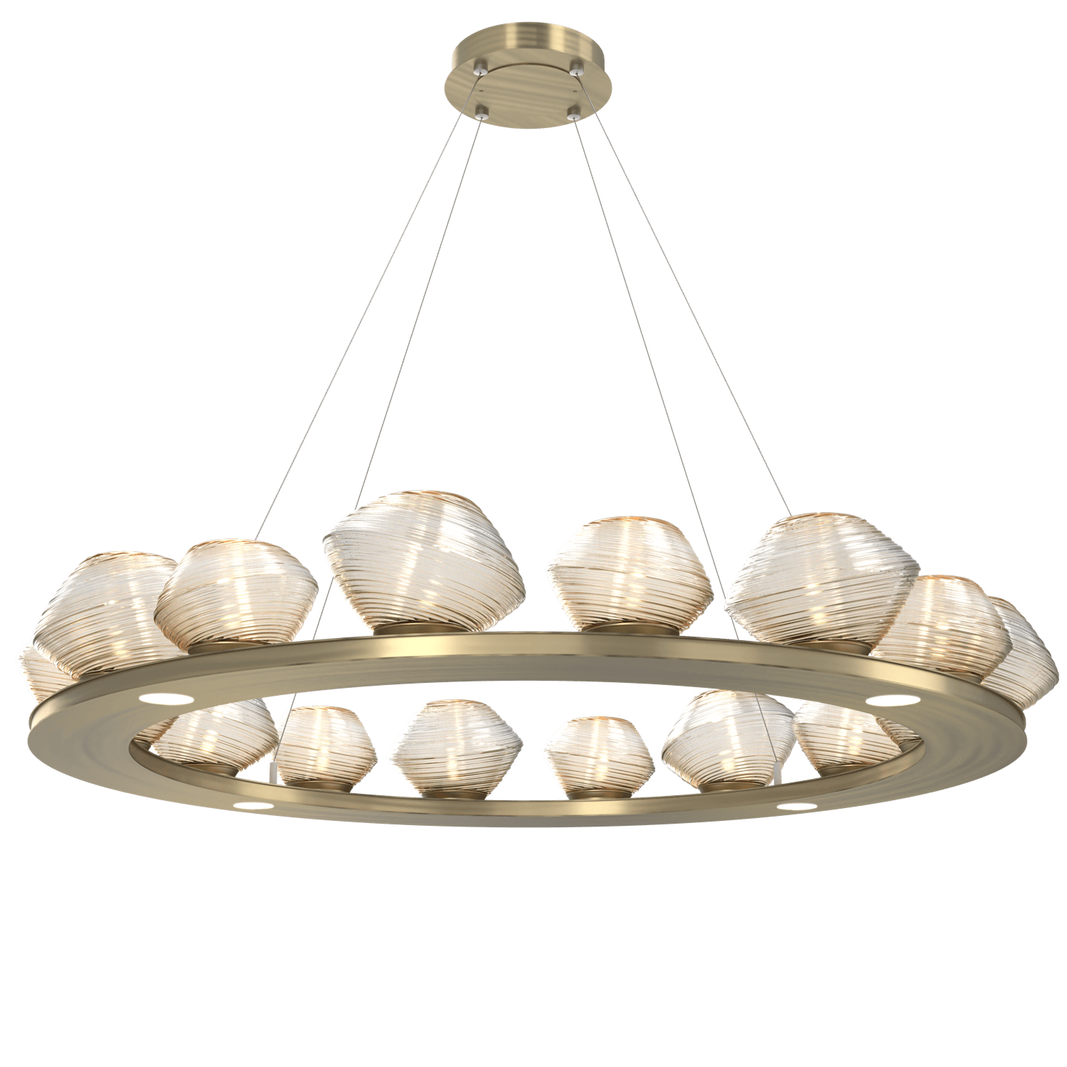 CHB0089-0D-HB-A-Hammerton-Studio-Mesa-48-inch-ring-chandelier-with-heritage-brass-finish-and-amber-blown-glass-shades-and-LED-lamping