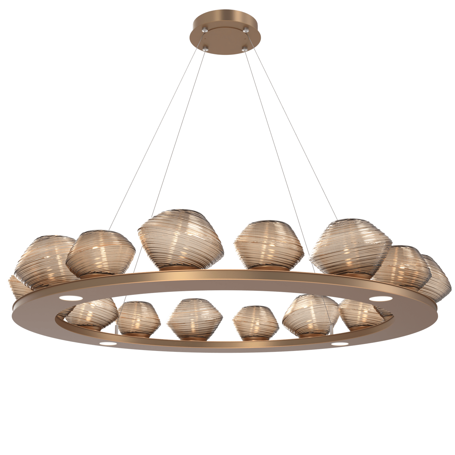 CHB0089-0D-NB-B-Hammerton-Studio-Mesa-48-inch-ring-chandelier-with-novel-brass-finish-and-bronze-blown-glass-shades-and-LED-lamping