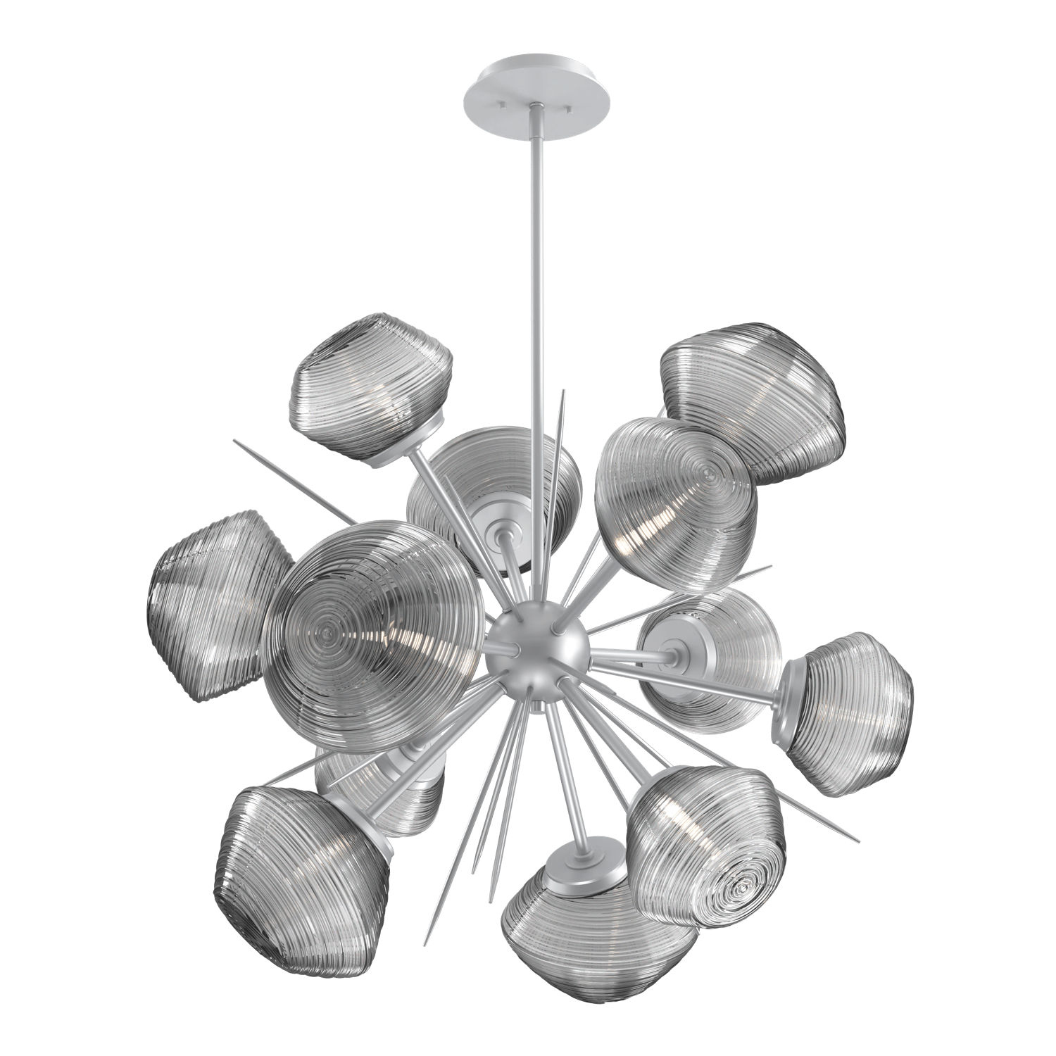 CHB0089-0G-CS-S-Hammerton-Studio-Mesa-36-inch-starburst-chandelier-with-classic-silver-finish-and-smoke-blown-glass-shades-and-LED-lamping