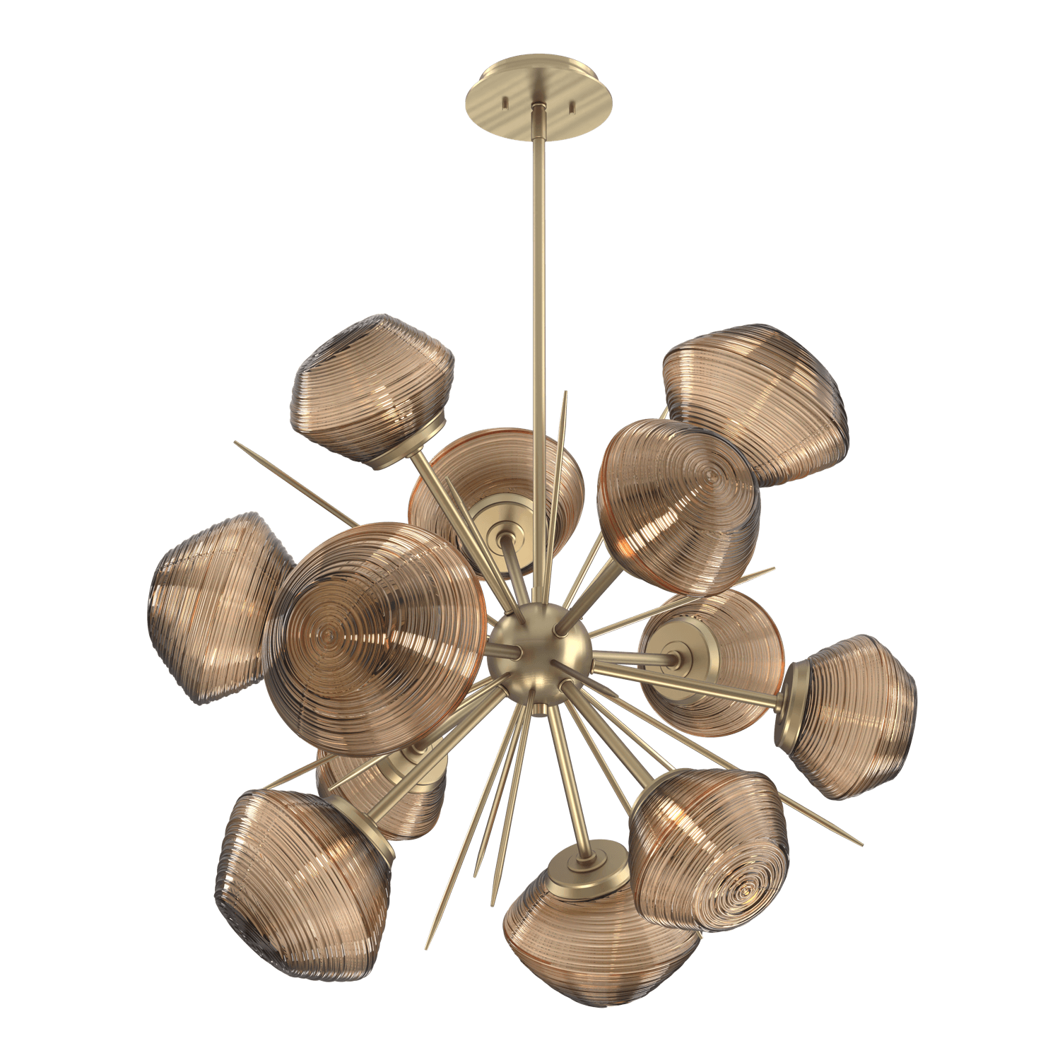 CHB0089-0G-HB-B-Hammerton-Studio-Mesa-36-inch-starburst-chandelier-with-heritage-brass-finish-and-bronze-blown-glass-shades-and-LED-lamping