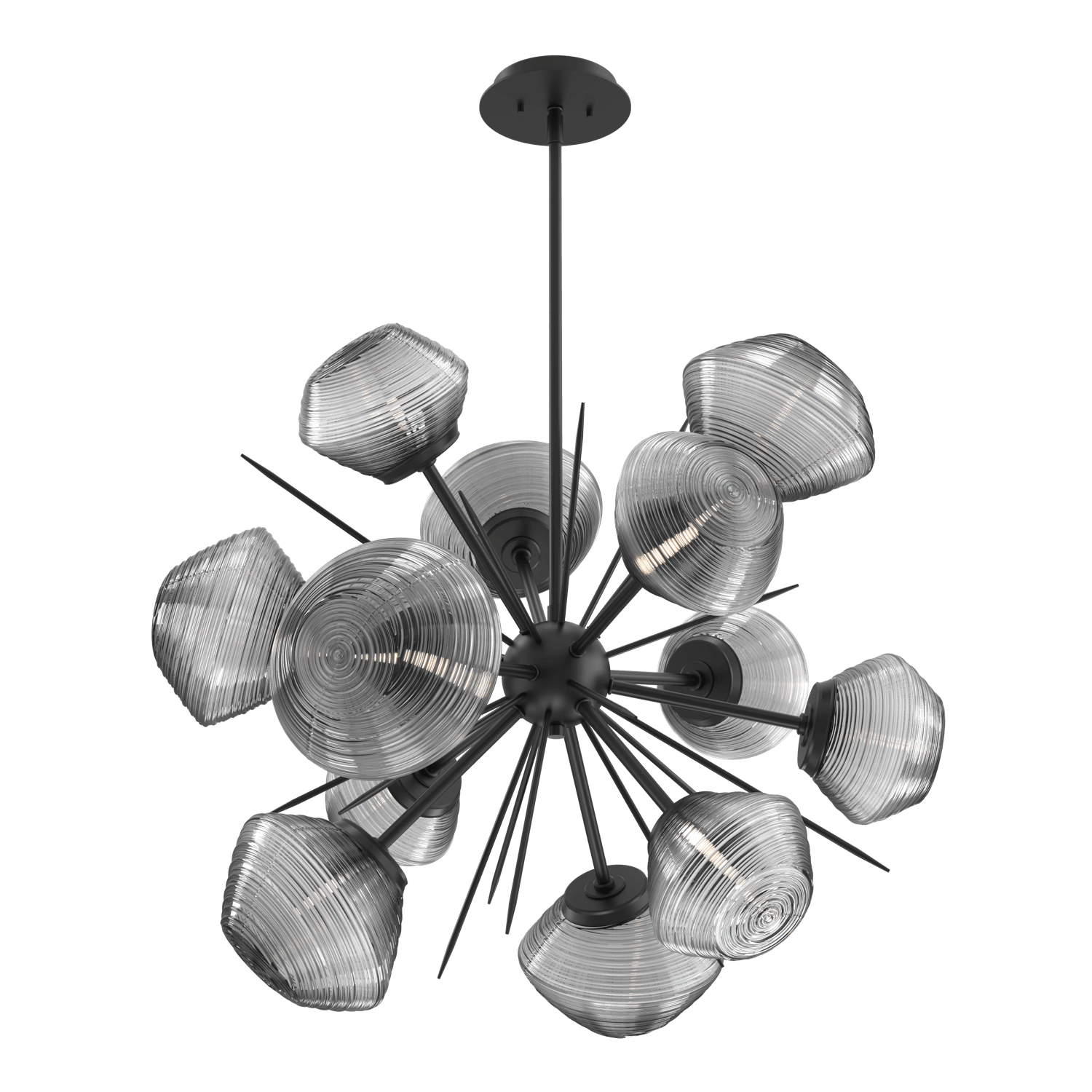 CHB0089-0G-MB-S-Hammerton-Studio-Mesa-36-inch-starburst-chandelier-with-matte-black-finish-and-smoke-blown-glass-shades-and-LED-lamping
