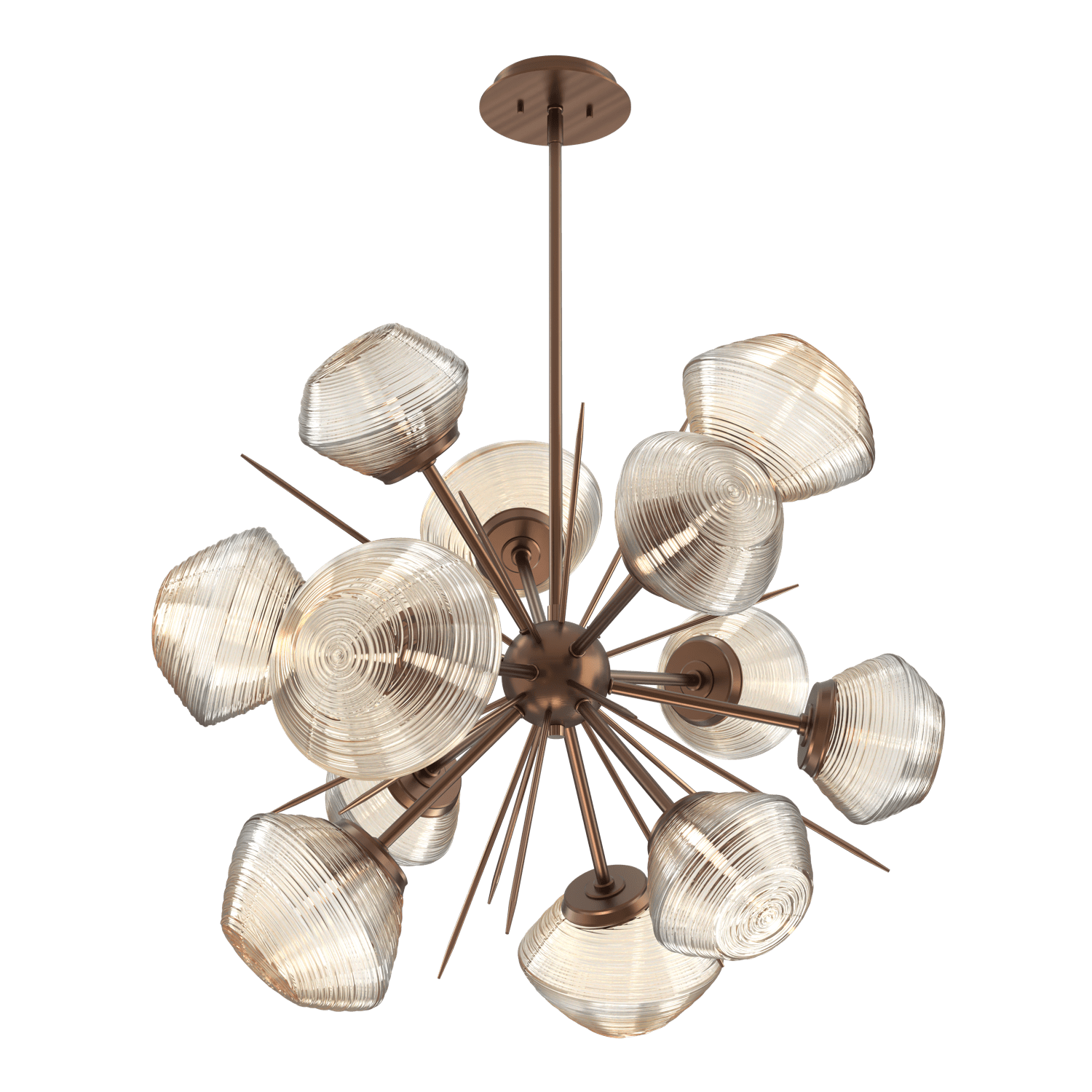 CHB0089-0G-RB-A-Hammerton-Studio-Mesa-36-inch-starburst-chandelier-with-oil-rubbed-bronze-finish-and-amber-blown-glass-shades-and-LED-lamping