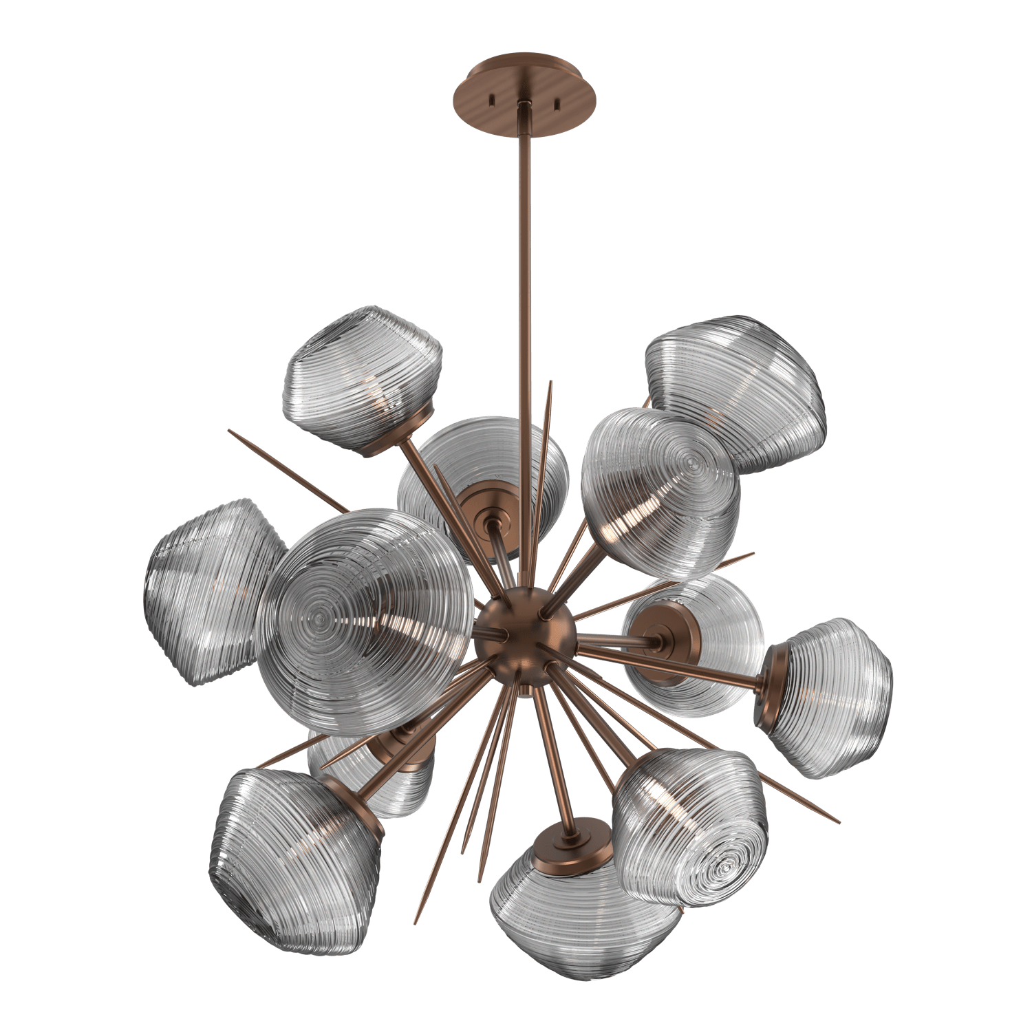 CHB0089-0G-RB-S-Hammerton-Studio-Mesa-36-inch-starburst-chandelier-with-oil-rubbed-bronze-finish-and-smoke-blown-glass-shades-and-LED-lamping