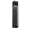 ODB0084-02-TB-CC-Hammerton-Studio-Avenue-26-inch-outdoor-sconce-with-textured-black-finish-and-clear-glass-shades-and-LED-lamping