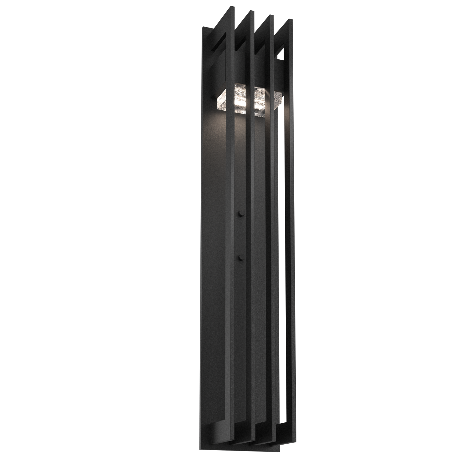 ODB0084-02-TB-CC-Hammerton-Studio-Avenue-26-inch-outdoor-sconce-with-textured-black-finish-and-clear-glass-shades-and-LED-lamping