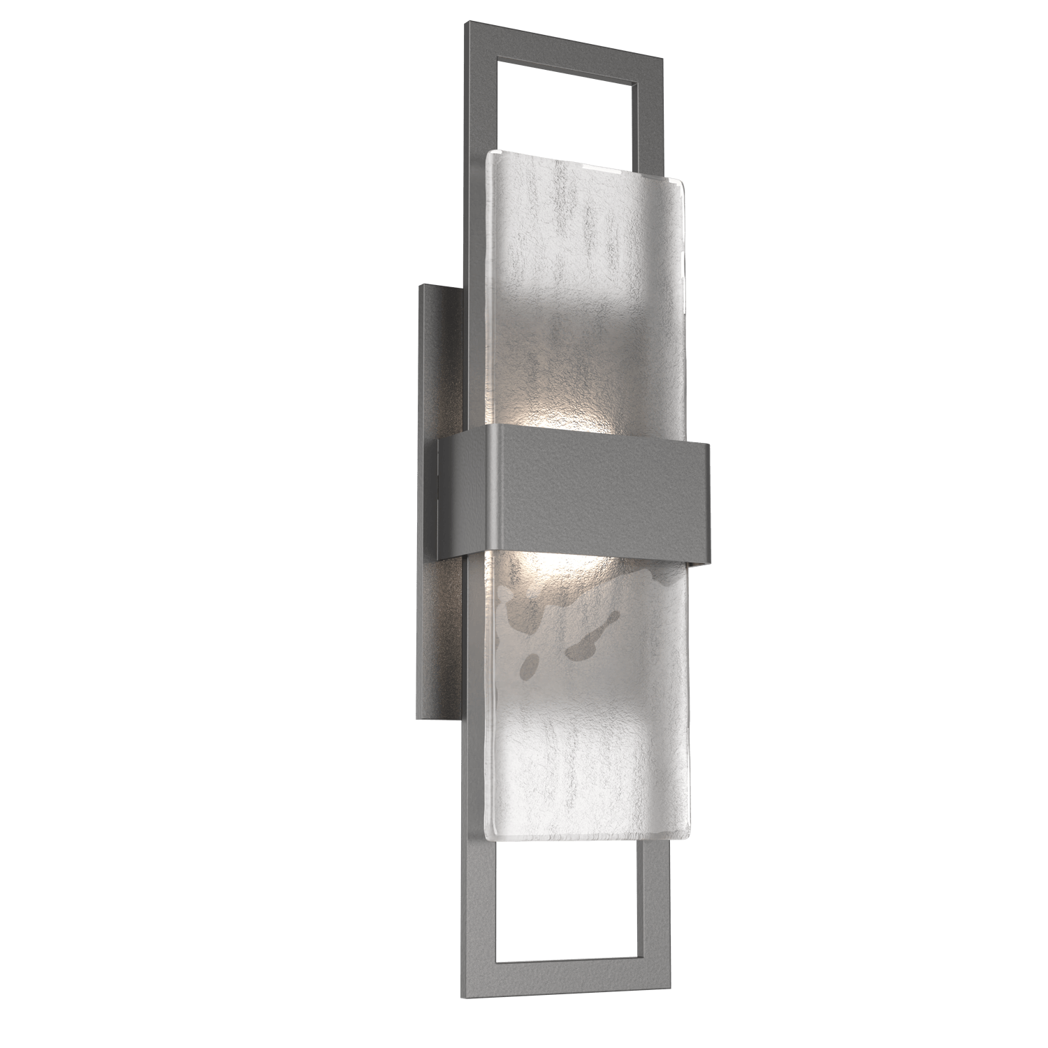 ODB0085-01-AG-CG-Hammerton-Studio-Sasha-20-inch-outdoor-sconce-with-argento-grey-finish-and-clear-granite-glass-shades-and-LED-lamping